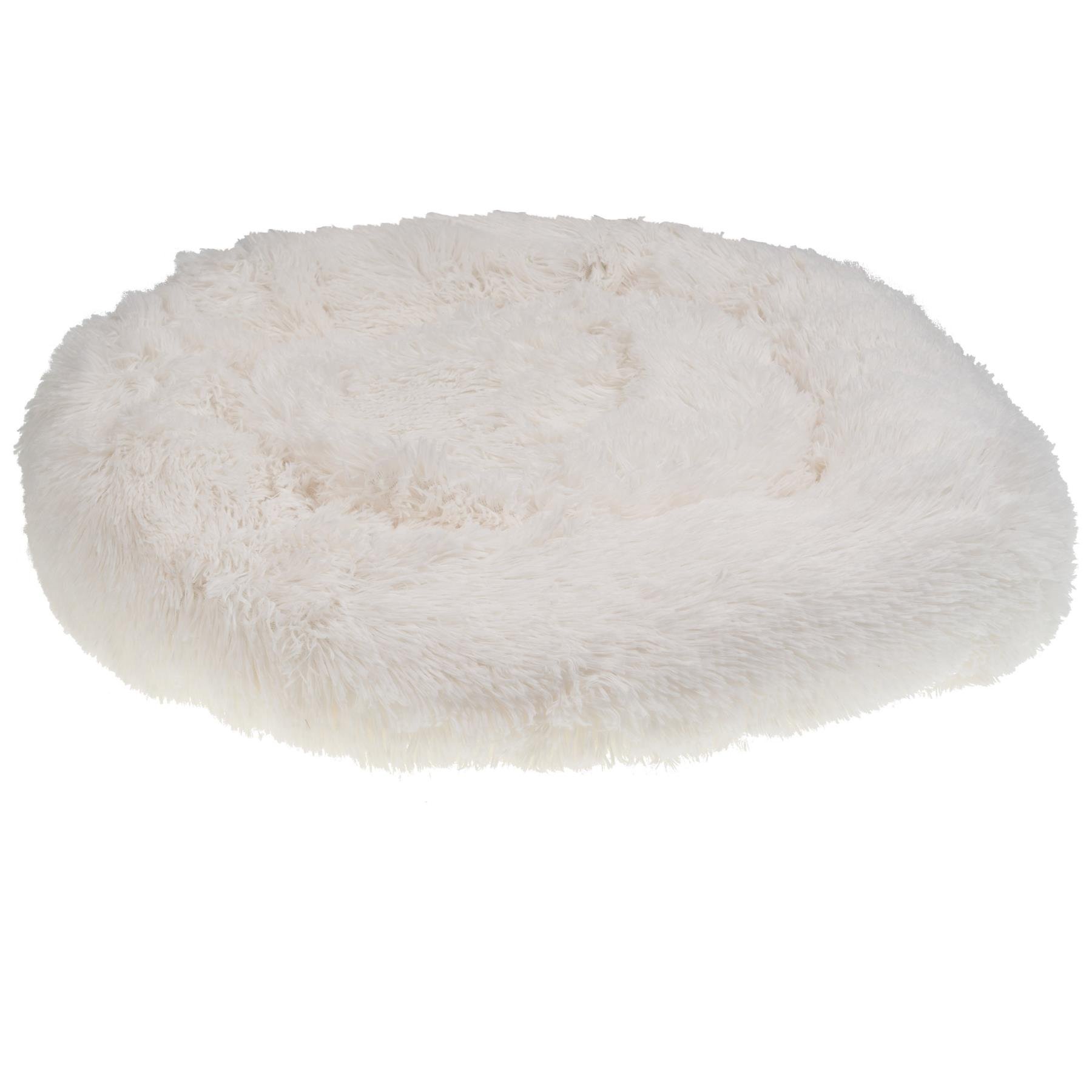 Beliani - KULU - Dierenbed - Gebroken wit - Nepbont
