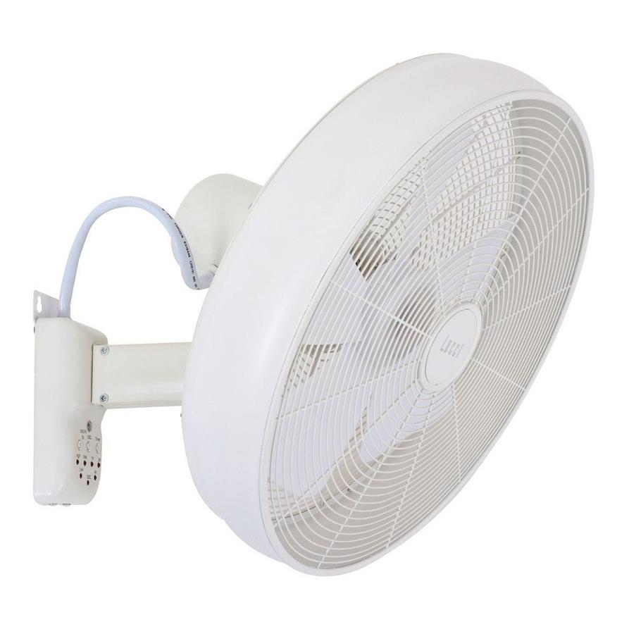 Lucci Air Wandventilator Breeze Wit Ø 46cm incl. Afstandsbediening