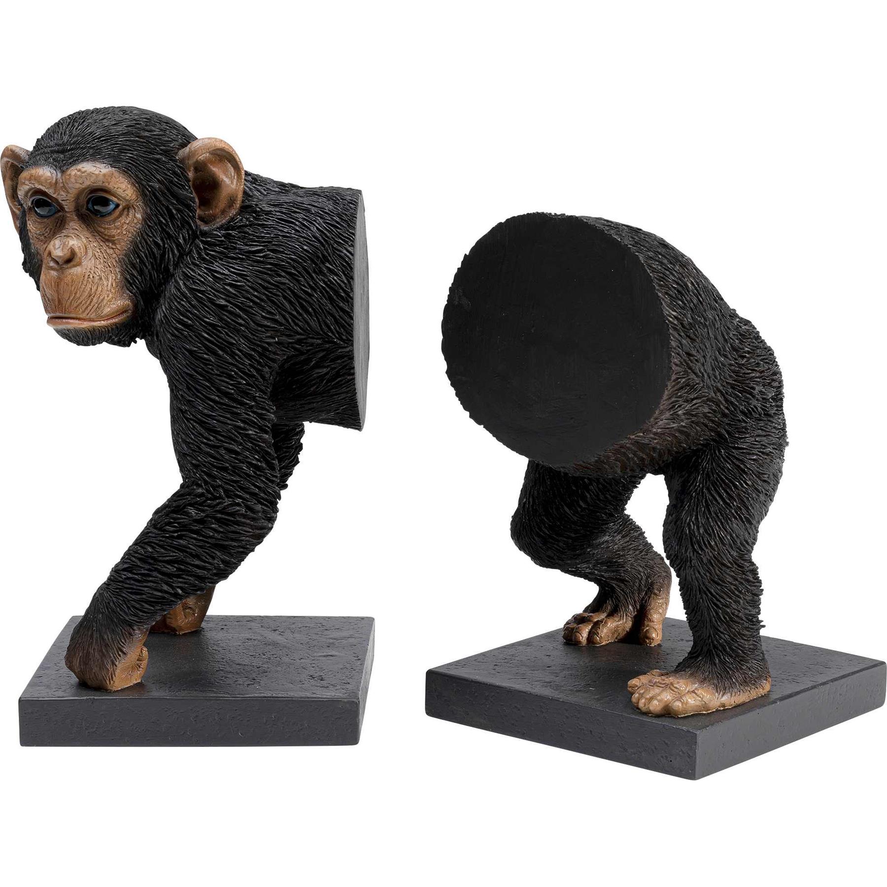 Kare Design Boekensteun Chimp (Set van 2)