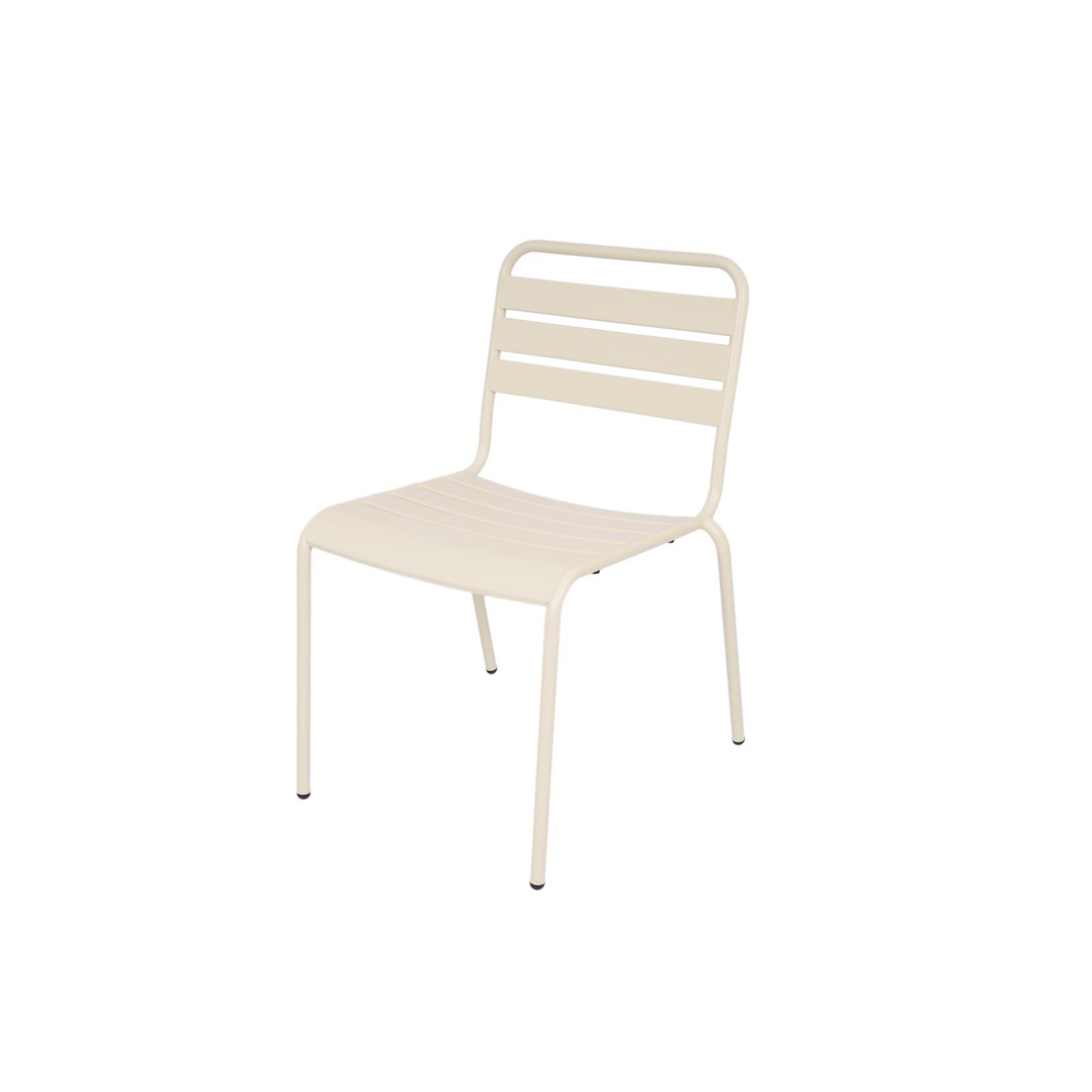 Metalen tuinset Max 150 cm ivoor - 4-delig