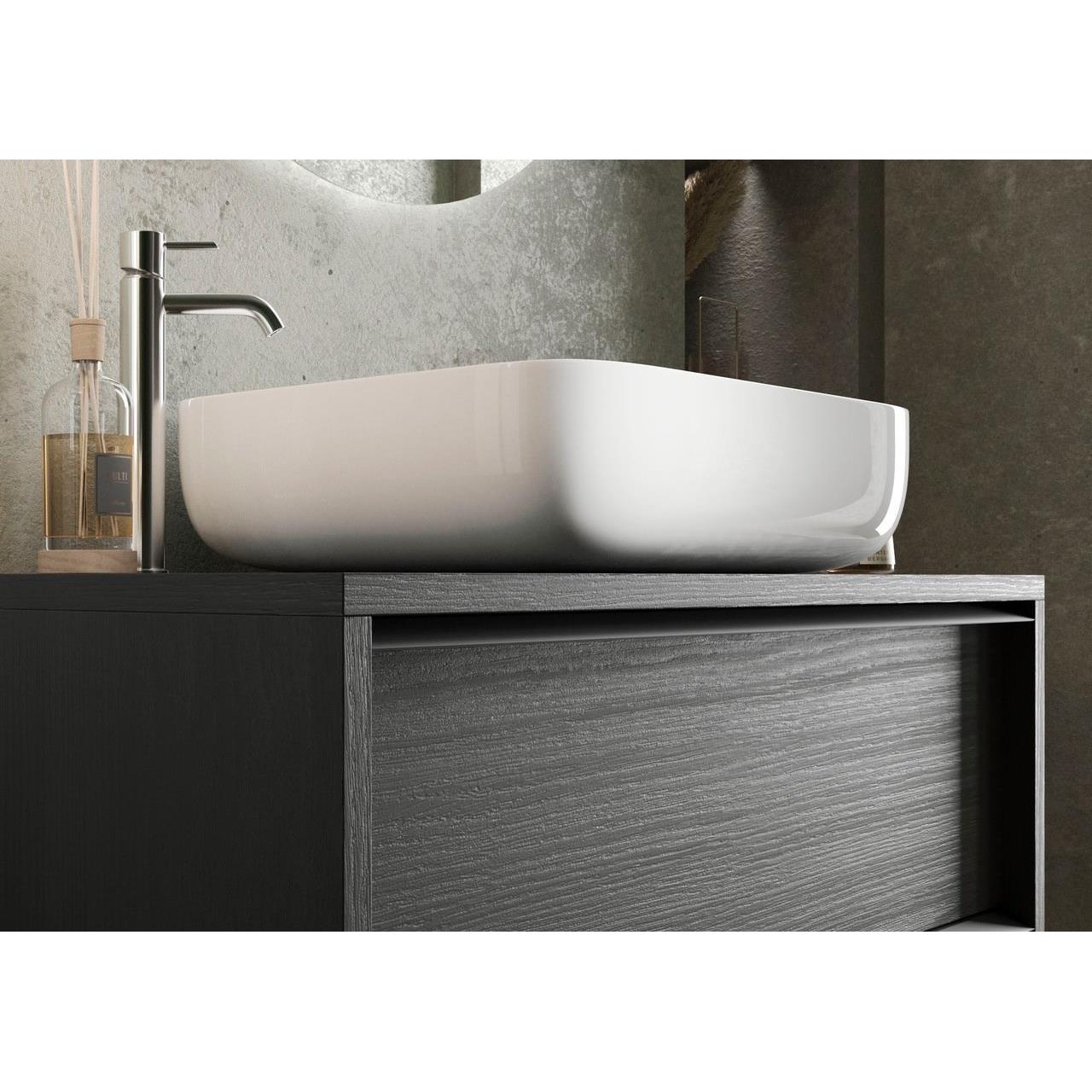 Benvenuto Design Steel 79 cm Staand Wastafel en Onderkast