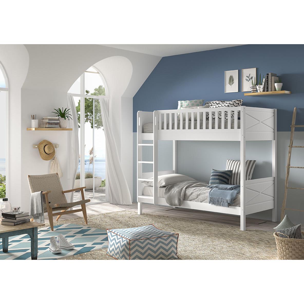 Vipack Scott Stapelbed met Lade Set Wit