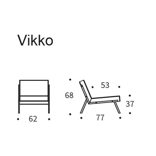 Innovation Vikko Oranje Corduroy Loungestoel