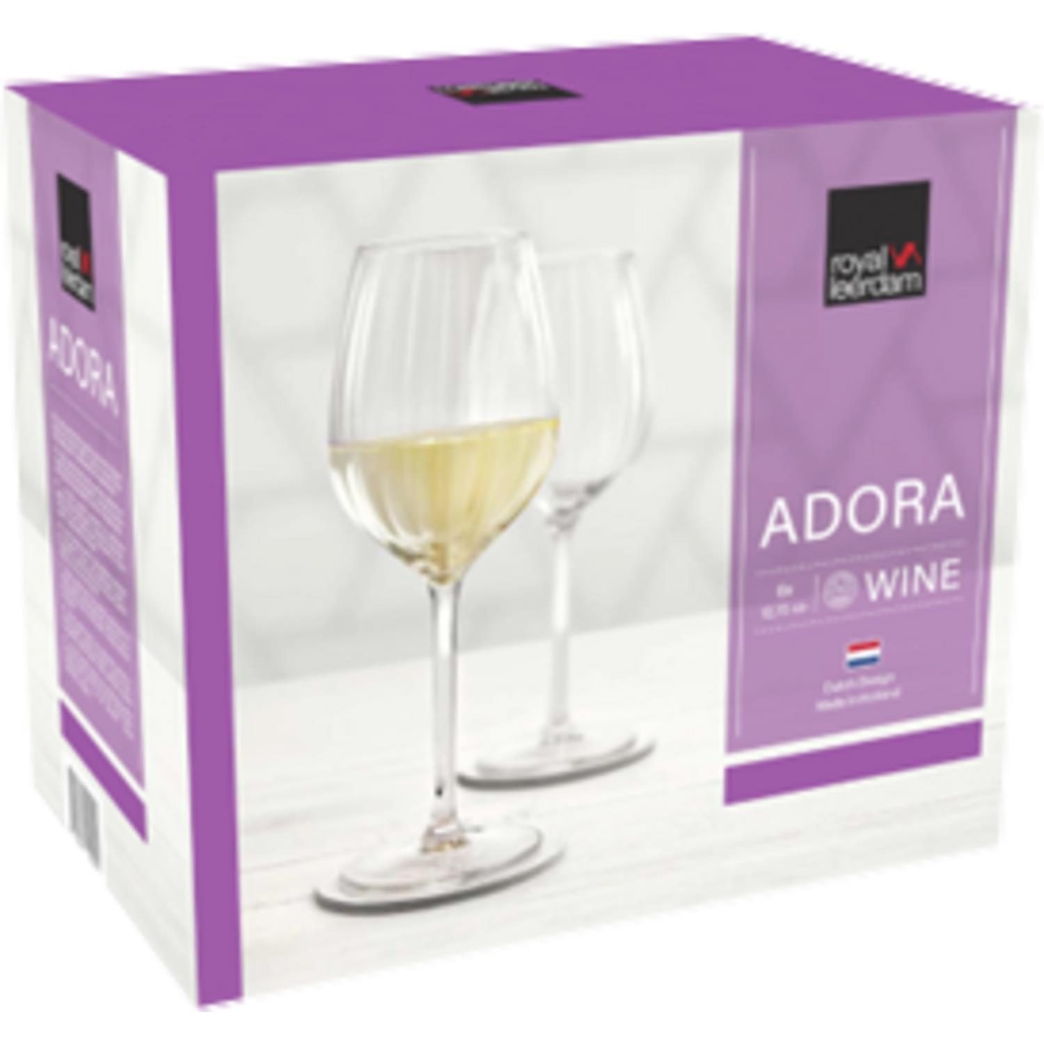 Royal Leerdam Wijnglas Adora 38 cl - Transparant 6 stuks