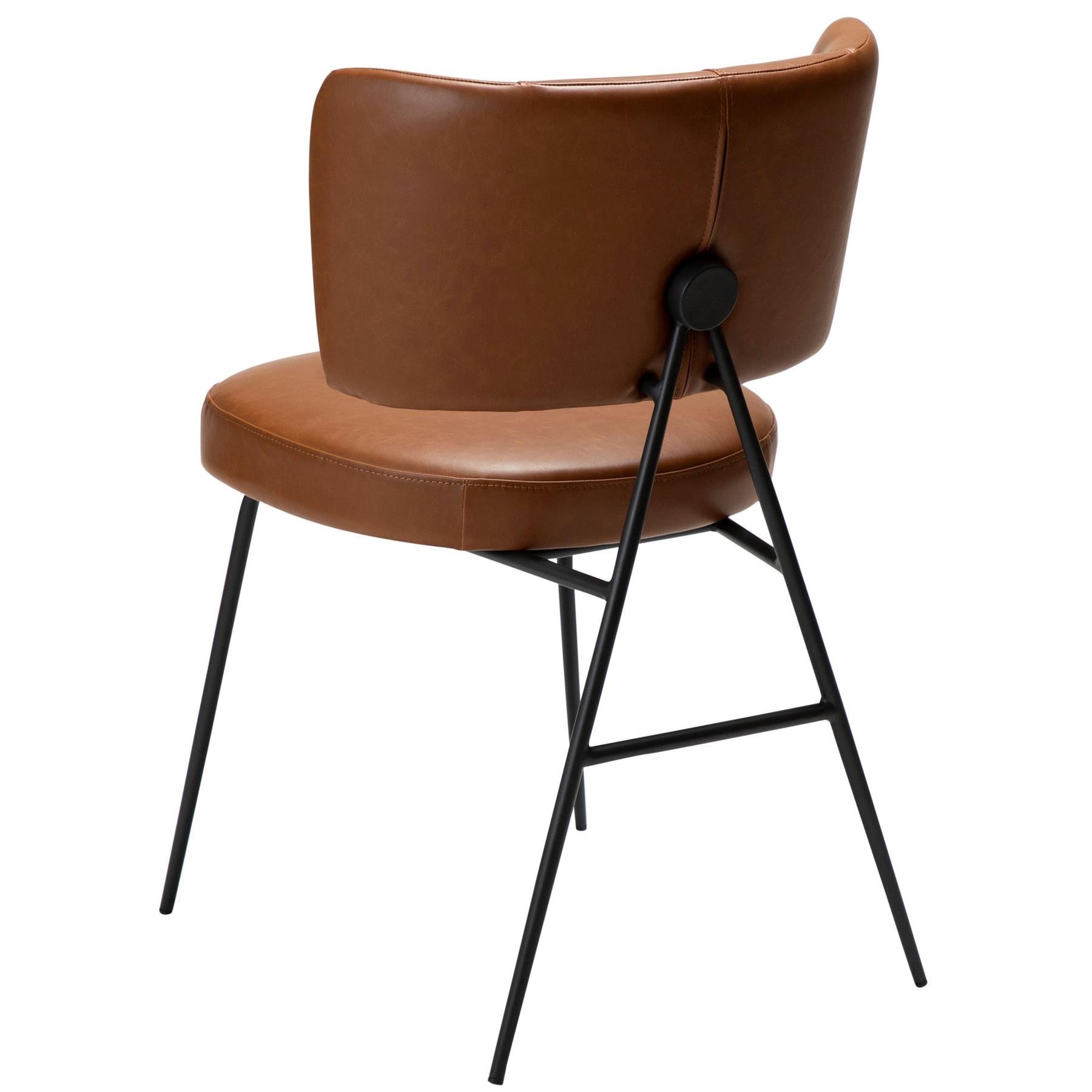 Dan-Form Roost Eetkamerstoel Vintage Lichtbruin set van 2