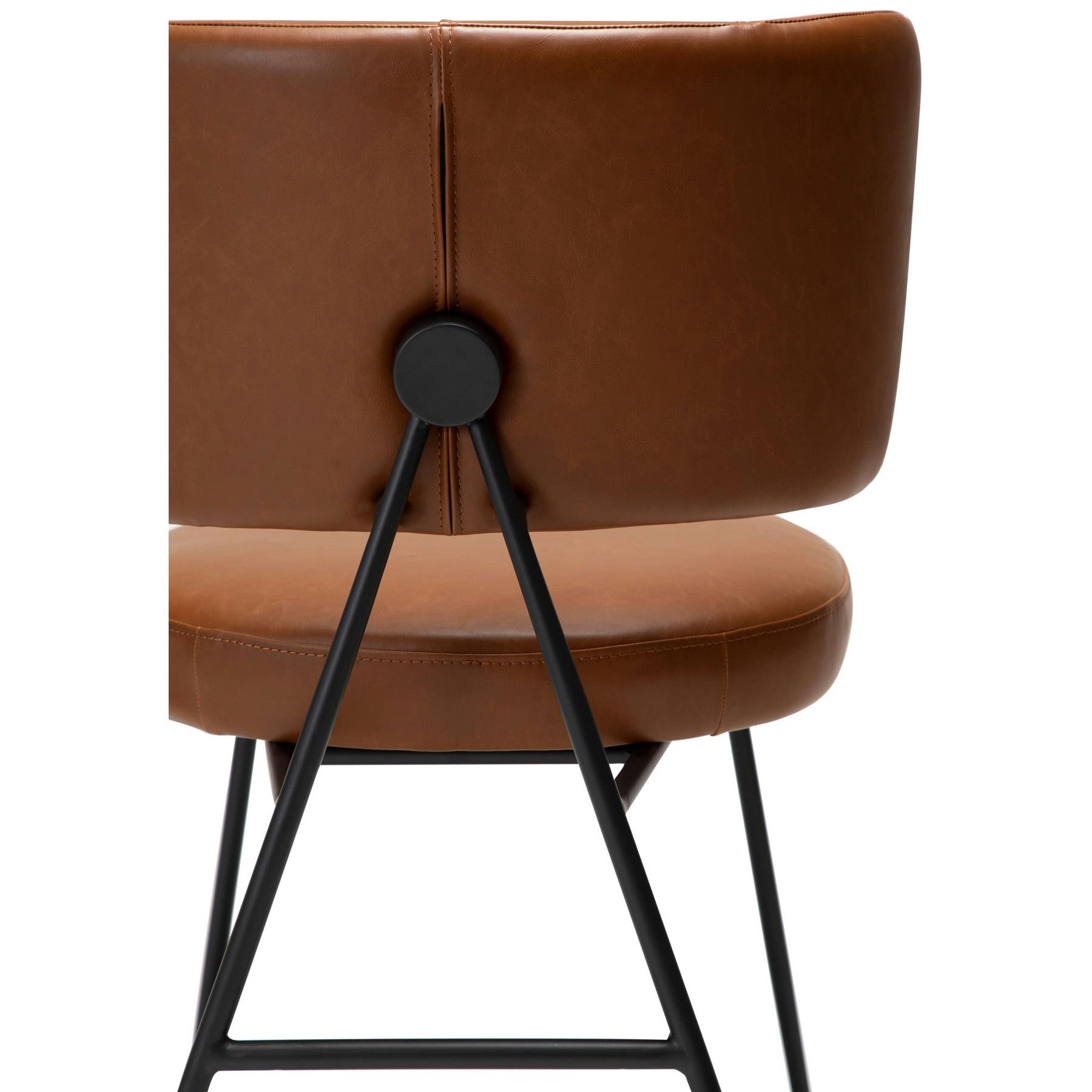 Dan-Form Roost Eetkamerstoel Vintage Lichtbruin set van 2