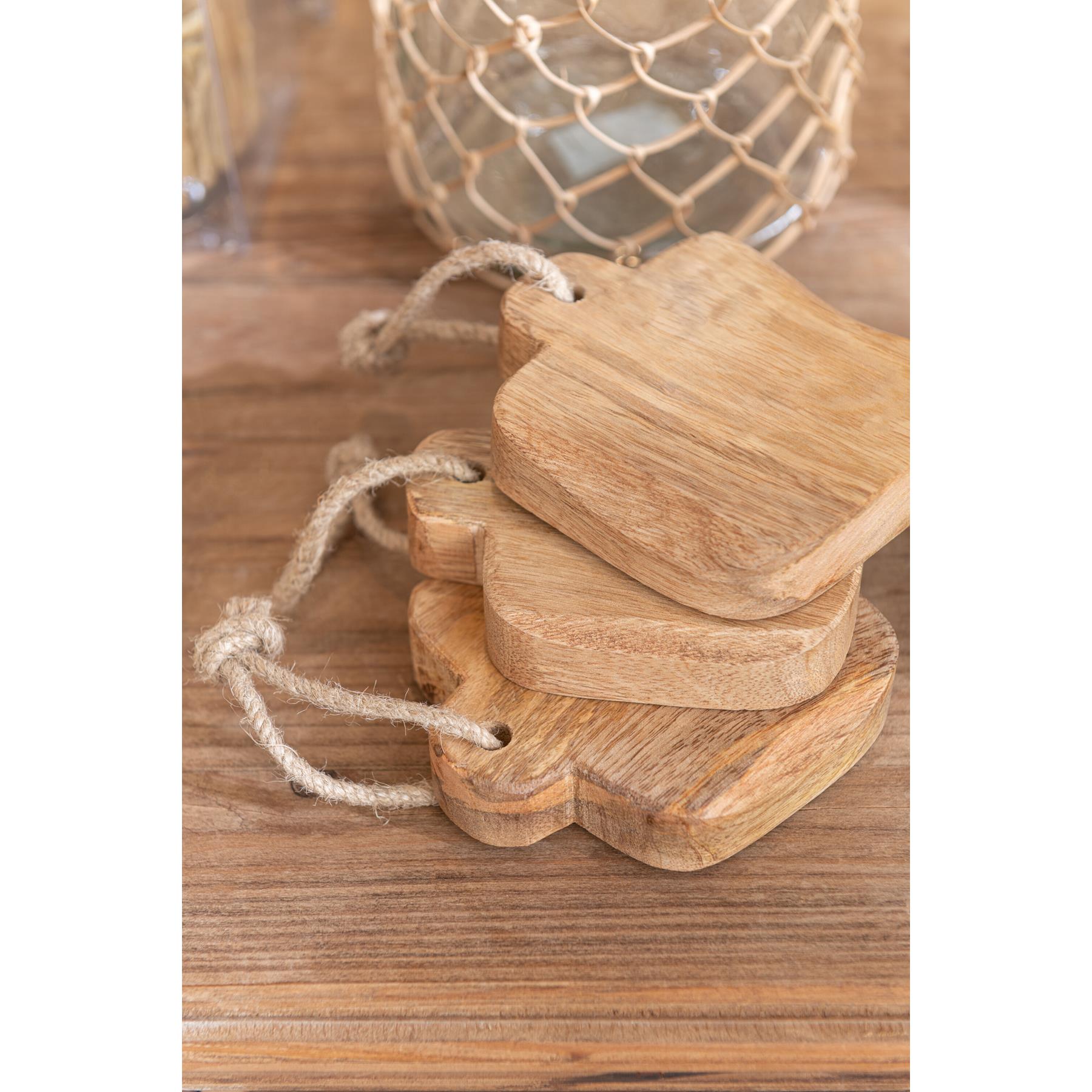 J-Line snijplank Organic - hout - naturel - mini