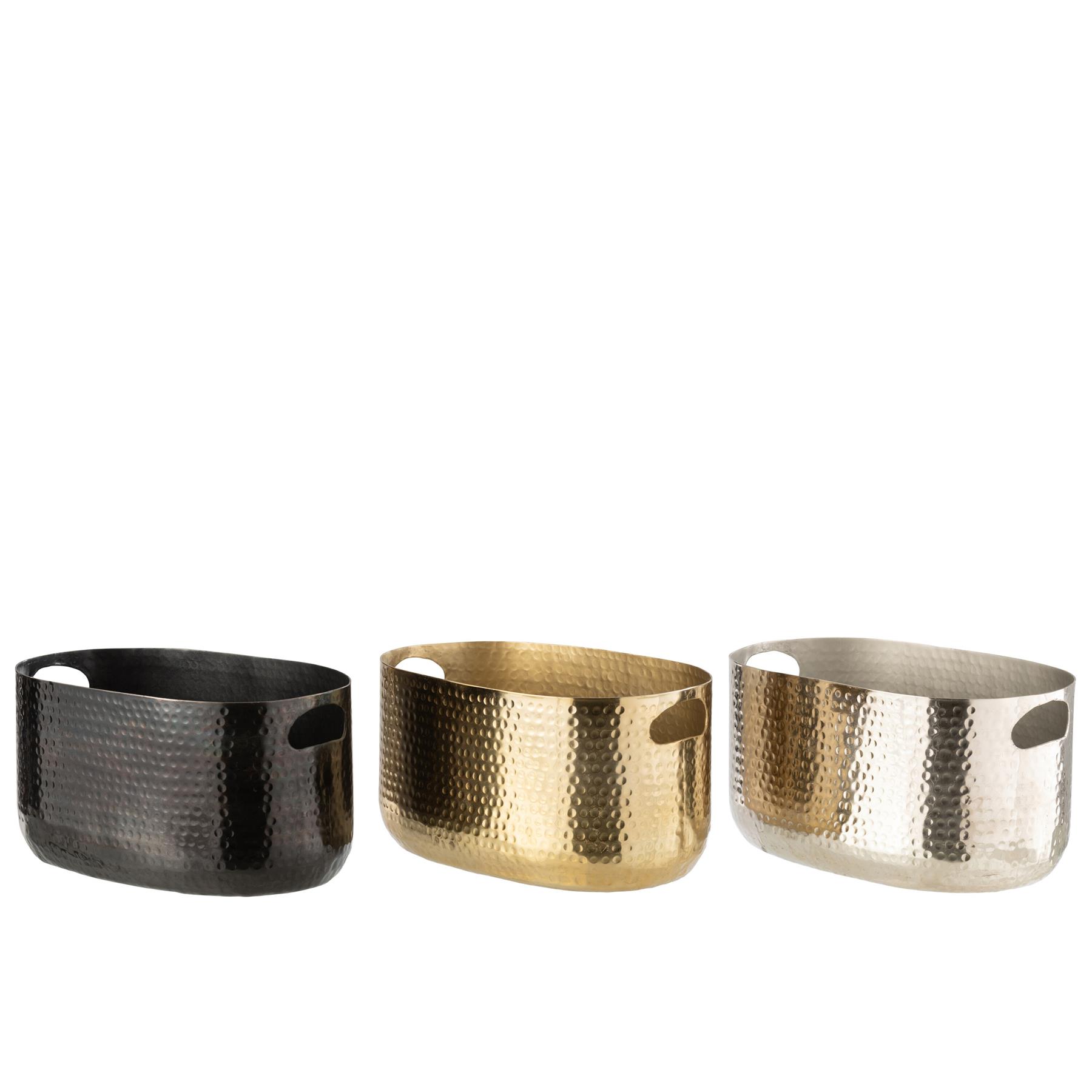 J-Line ijsemmer champagne Motief - aluminium - zwart