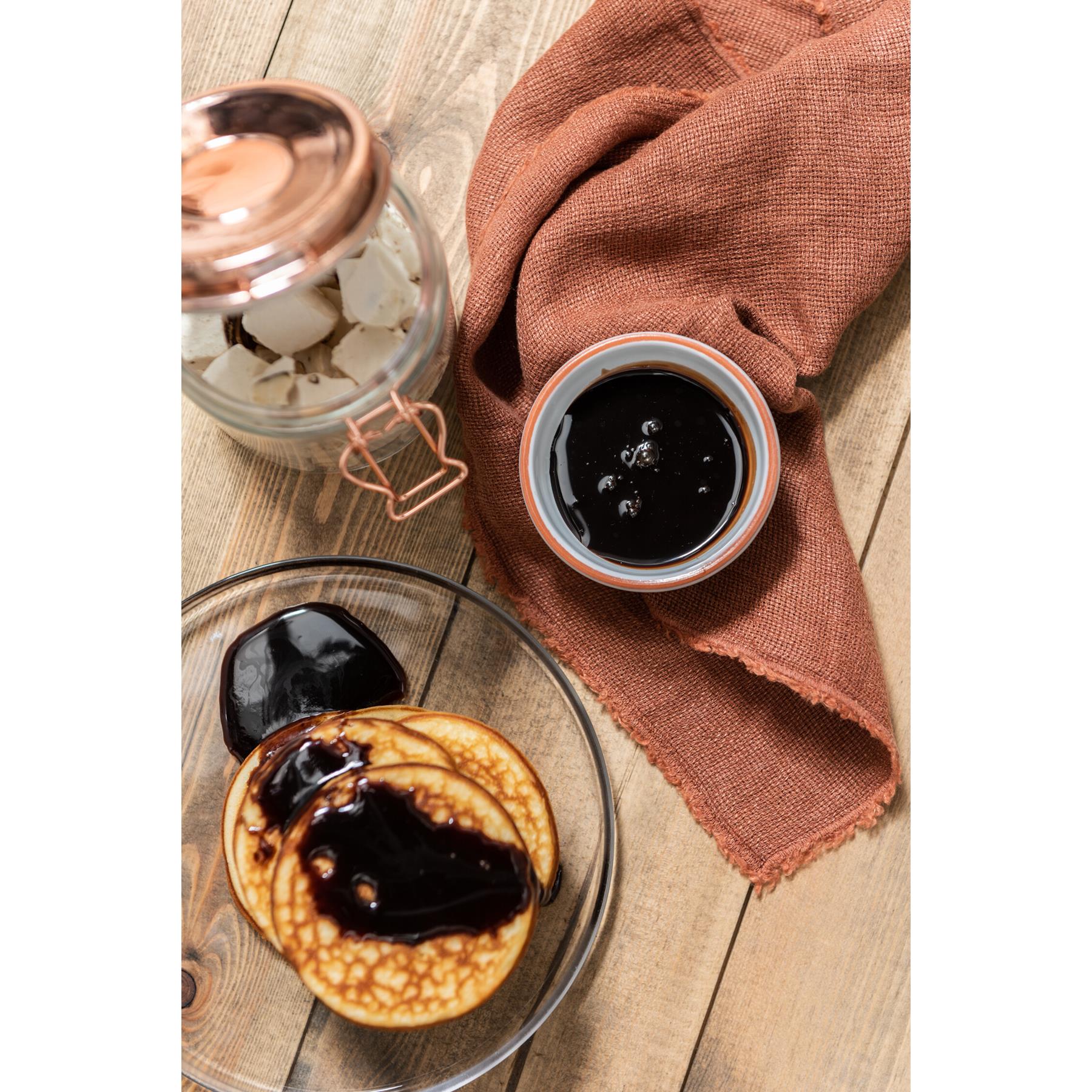 J-Line stolp 'Bon Appetit' Rond - glas - transparant|koper