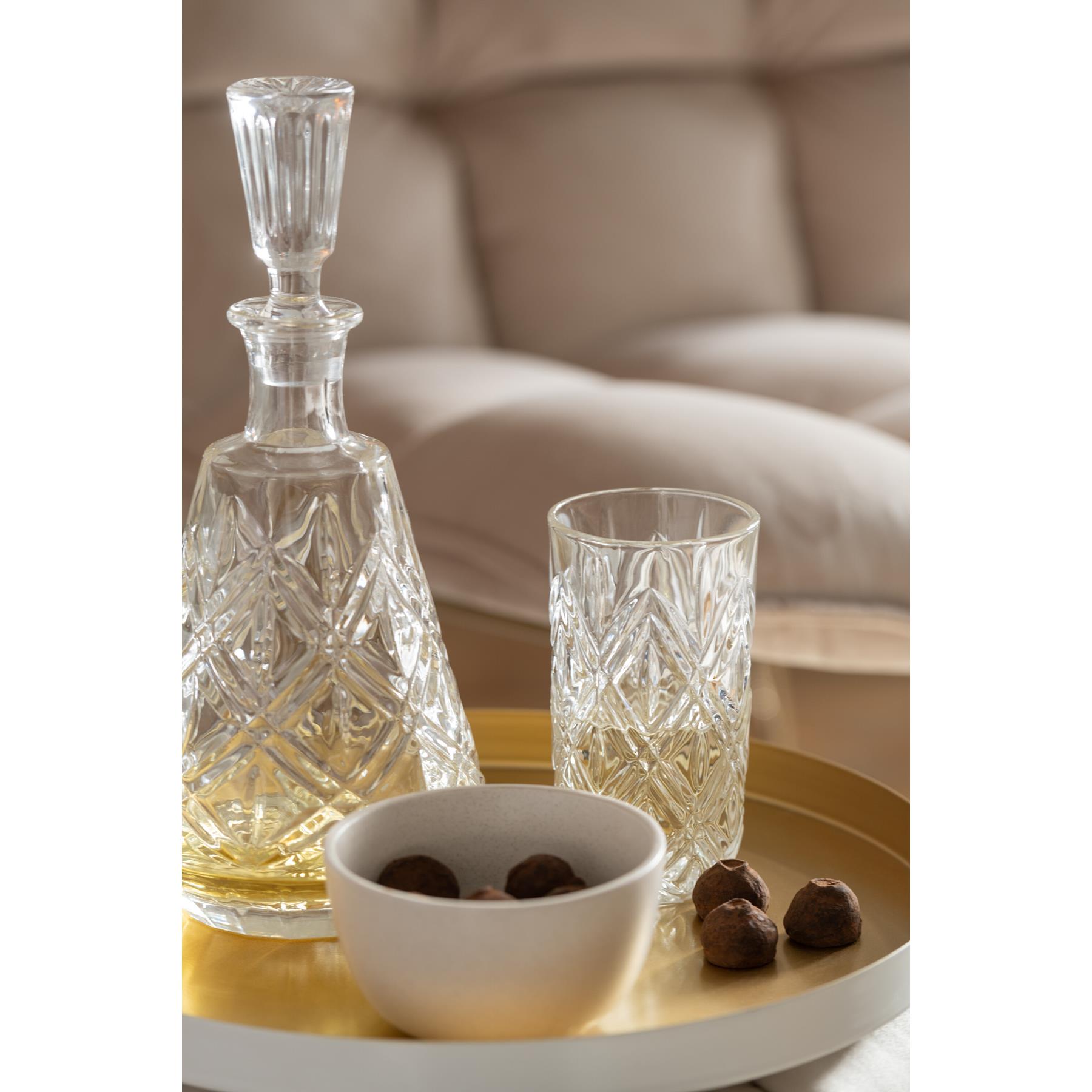 J-Line karaf Anna - decanteerkaraf - glas - transparant