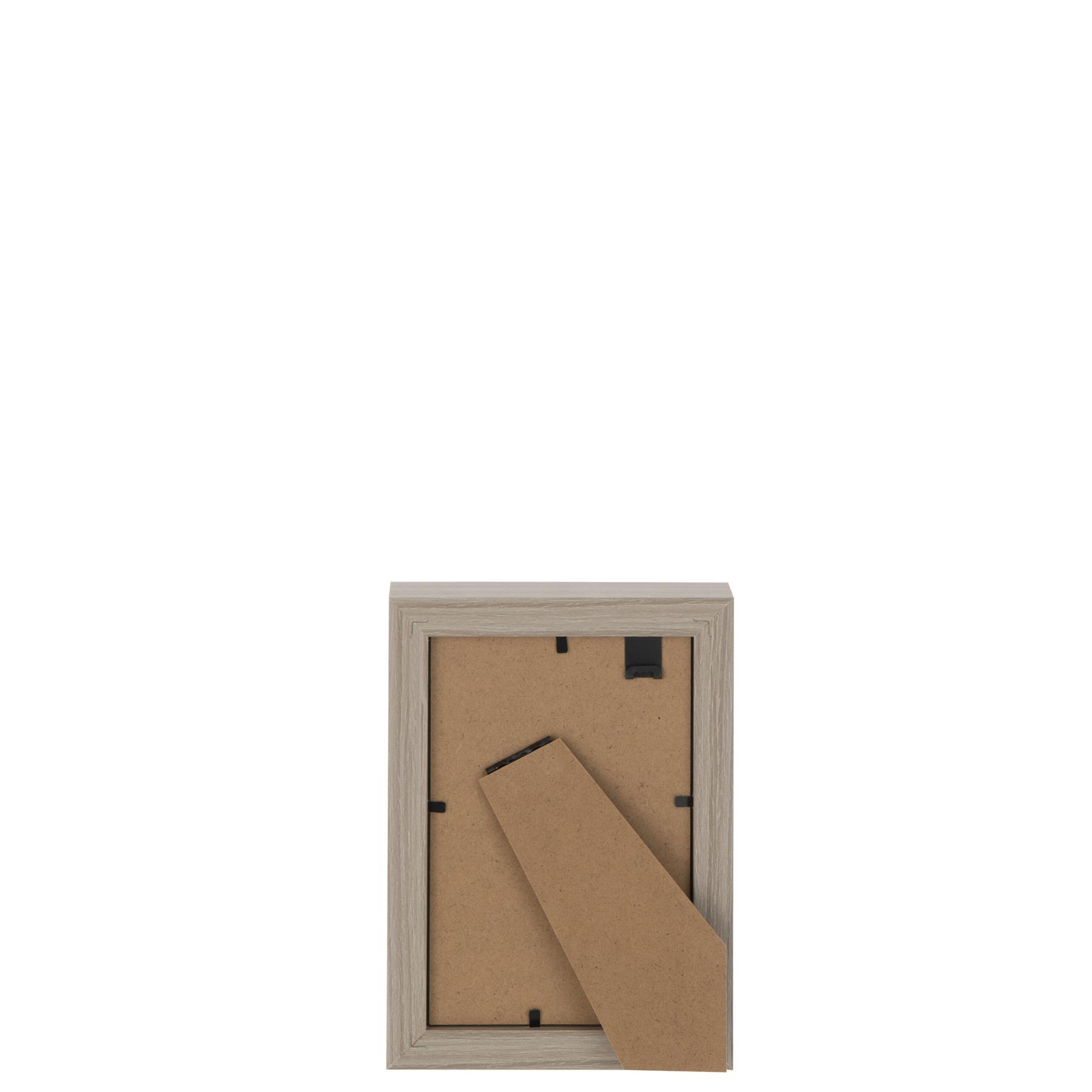 J-Line fotolijst Diepte - hout - grijs - 2 stuks