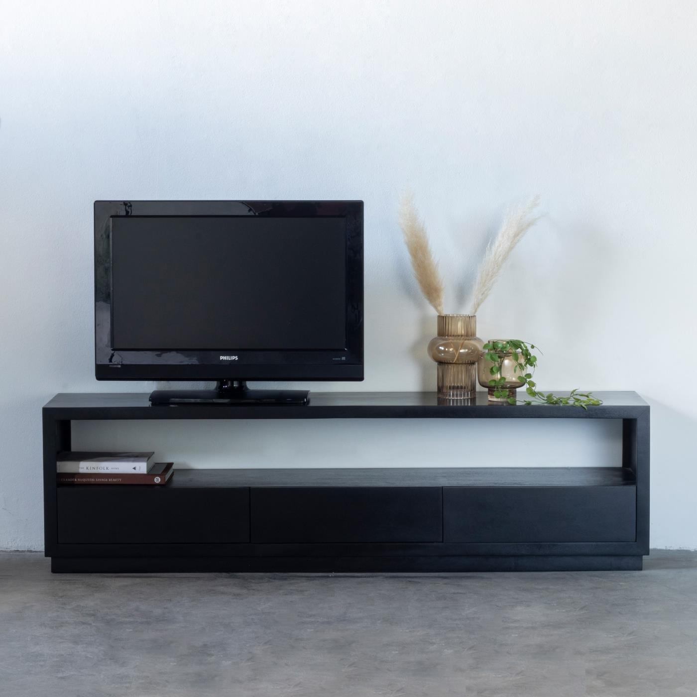 Giga Meubel - Tv-Meubel Zwart 150cm - 150x40x50cm - Kast Luxurious