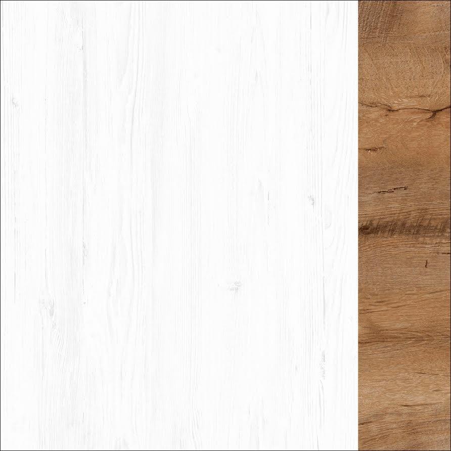 Meubella Dressoir Parello 4 - Wit - Eiken - 130 cm