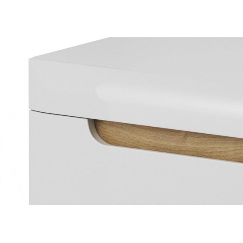 Meubella Dressoir Nebraska - Wit - Eiken - 160 cm