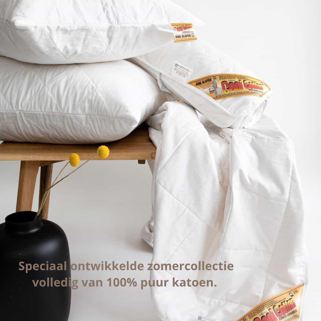 Cool Cotton - 100% Katoenen Matrasoplegger - 80 x 200