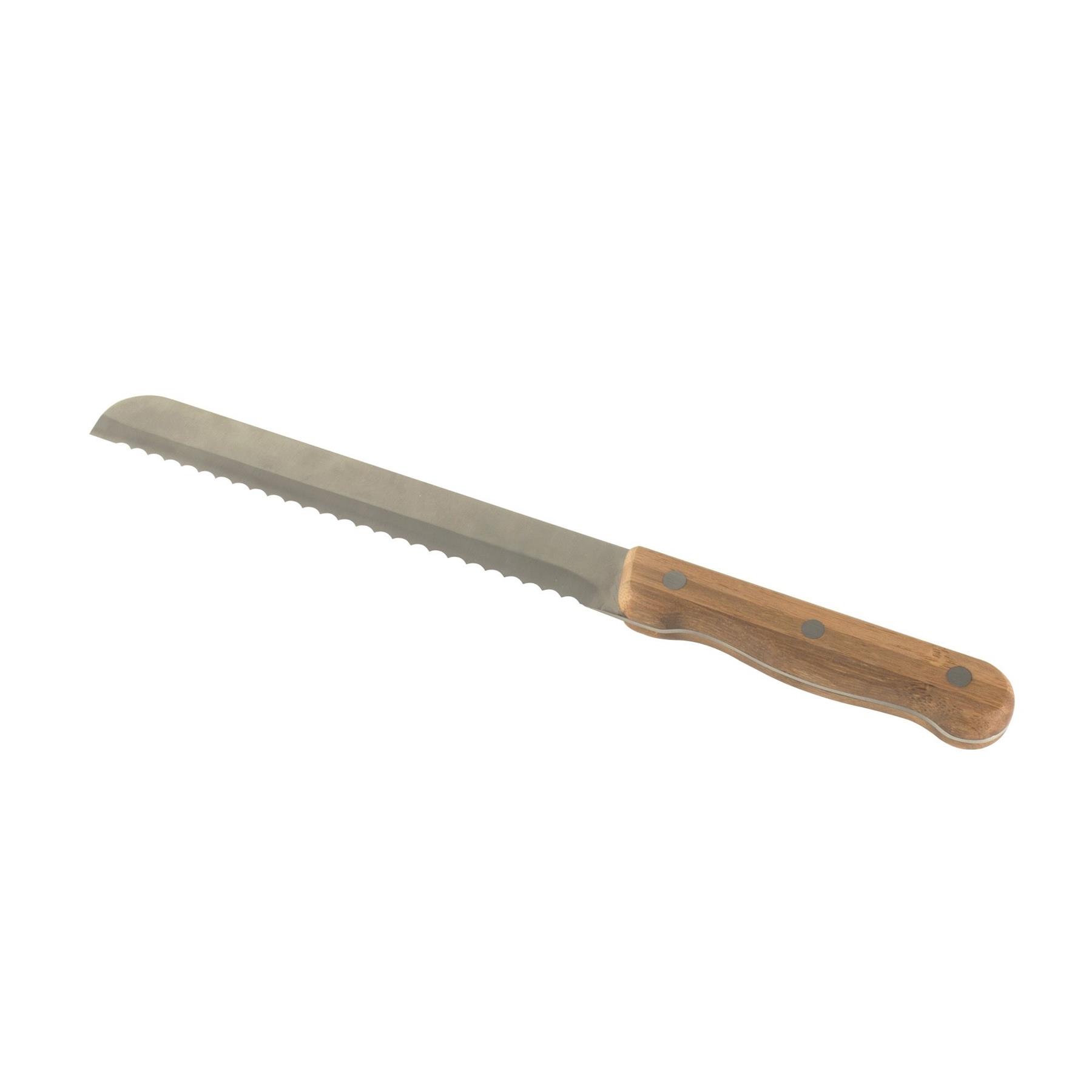 Pebbly - Broodplank met Mes, 2-delige Set, Bamboe, 36 cm - Pebbly