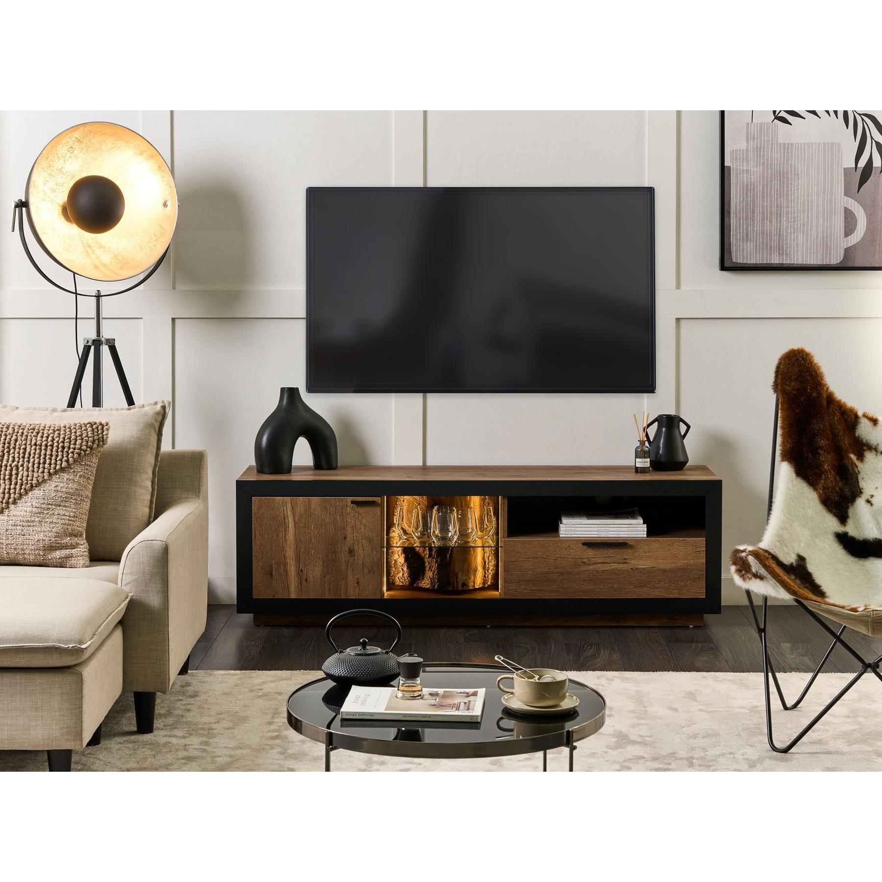 Beliani - MARANA - TV-meubel - Lichte houtkleur - MDF