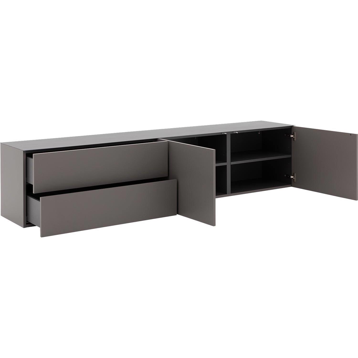 Goossens Dressoir Monza Zijdeglans in mdf