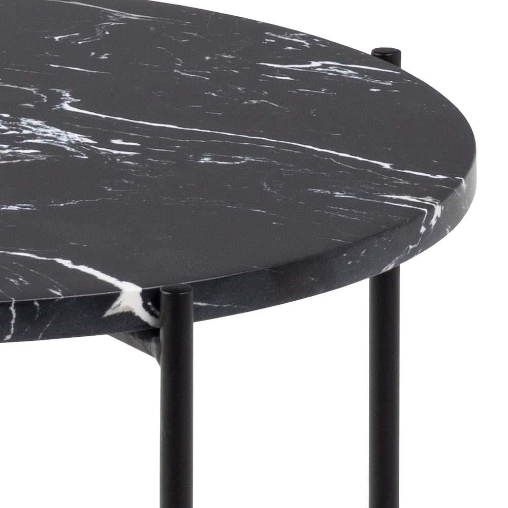 by fonQ Dainty Bijzettafel Ø 42 cm - Zwart