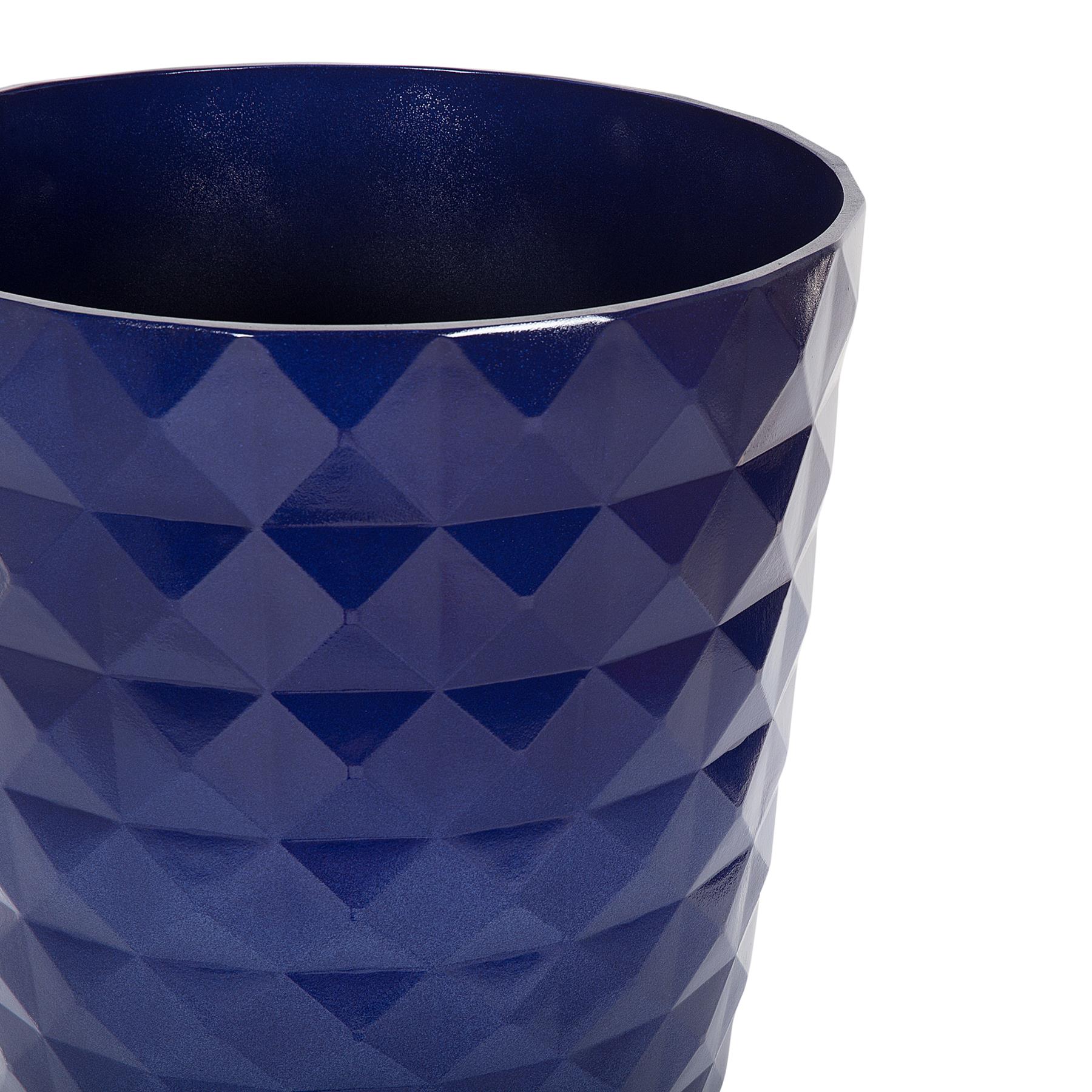 Beliani-FERIZA-Plantenbak-Marineblauw-35 cm-Klei-vezelmengsel