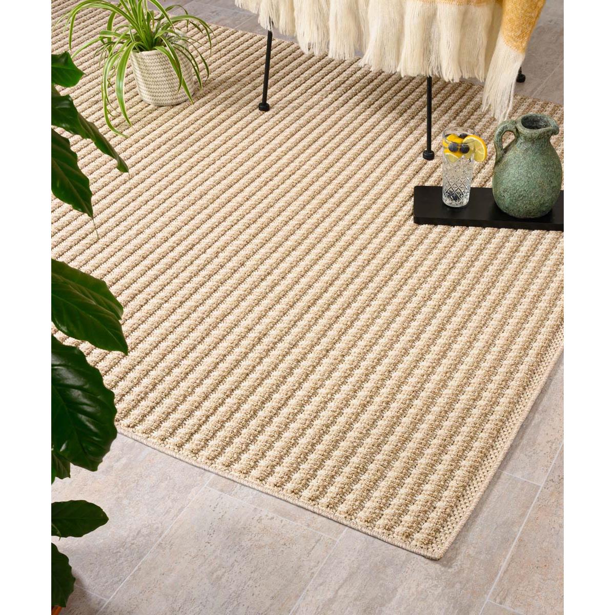Boho&me Jute buitenkleed - Lazo Naturel beige - 140x200 cm