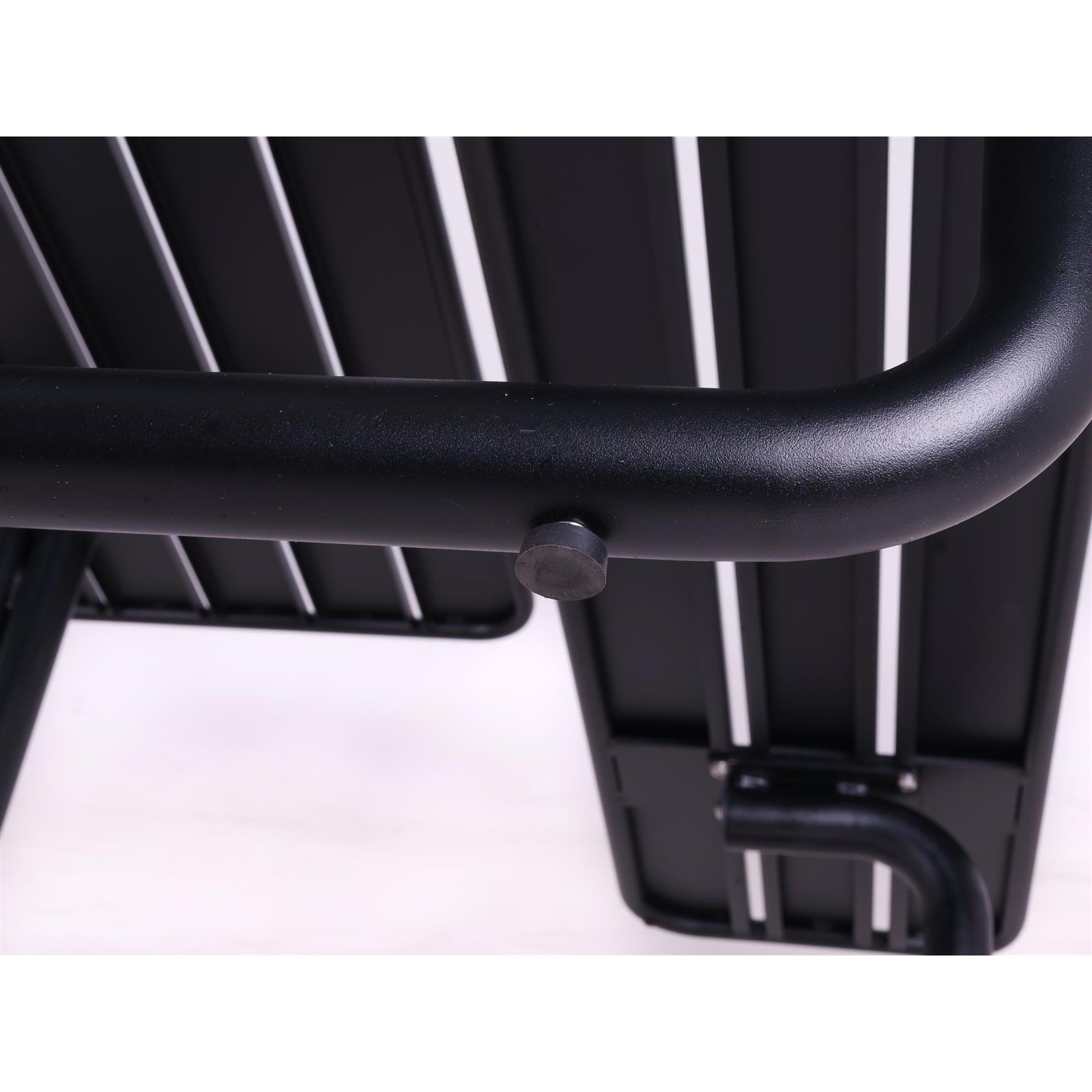 Metalen picknicktafel Max zwart