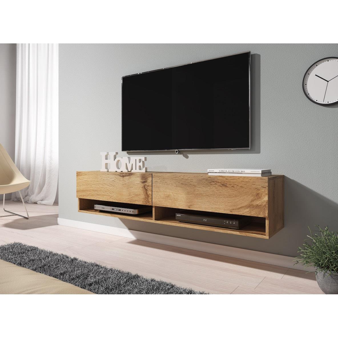 Meubella TV-Meubel Asino - Eiken - 140 cm