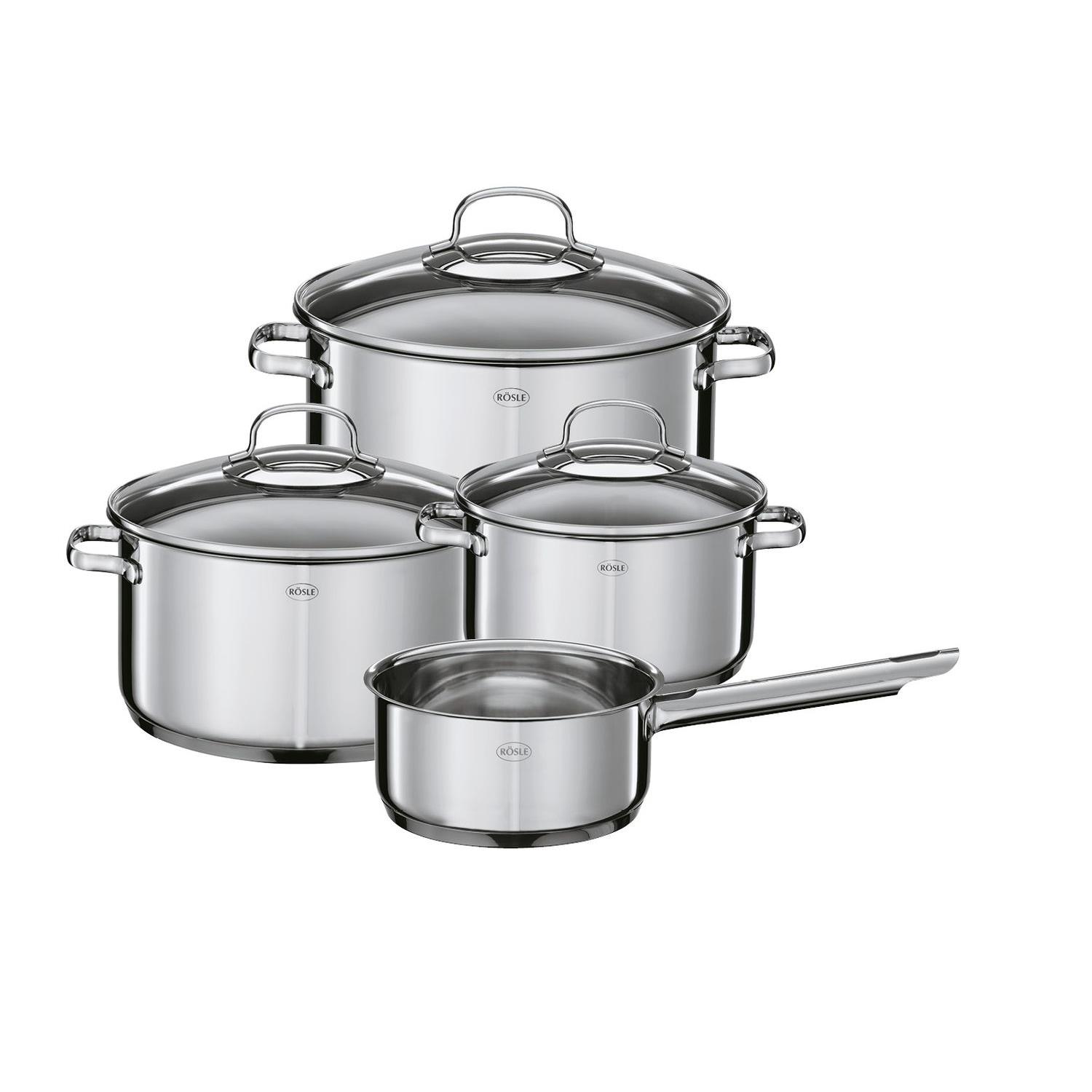 Rösle Keuken Elegance Pannenset Set van 4 Stuks Assorti