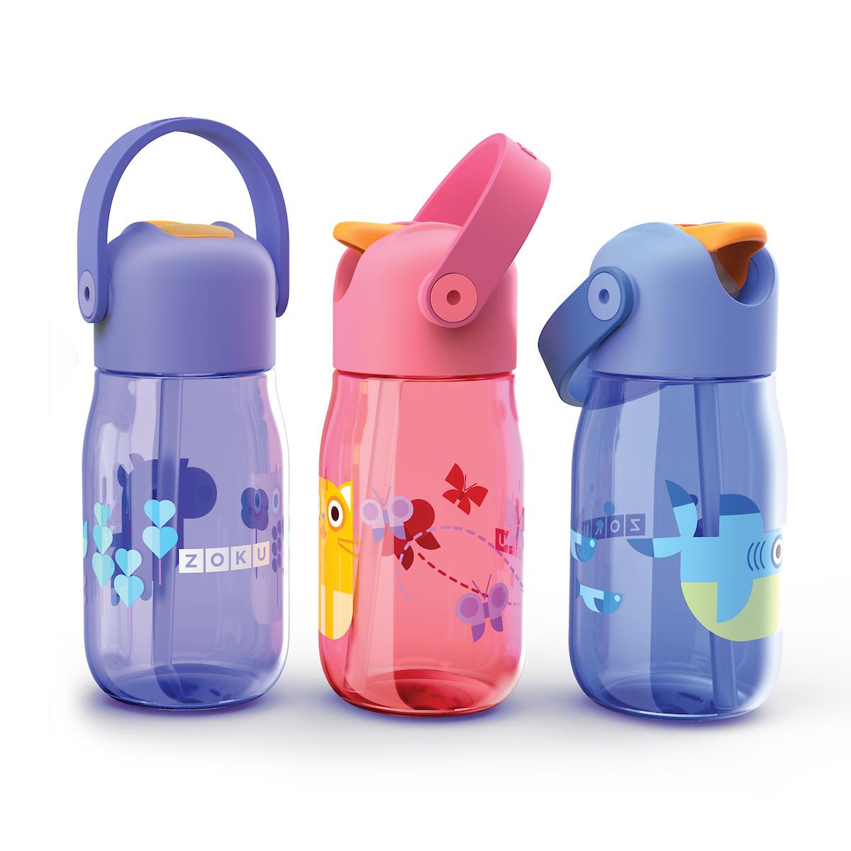 Zoku Drinkbeker Kids Flip met Rietje 415 ml Unicorn
