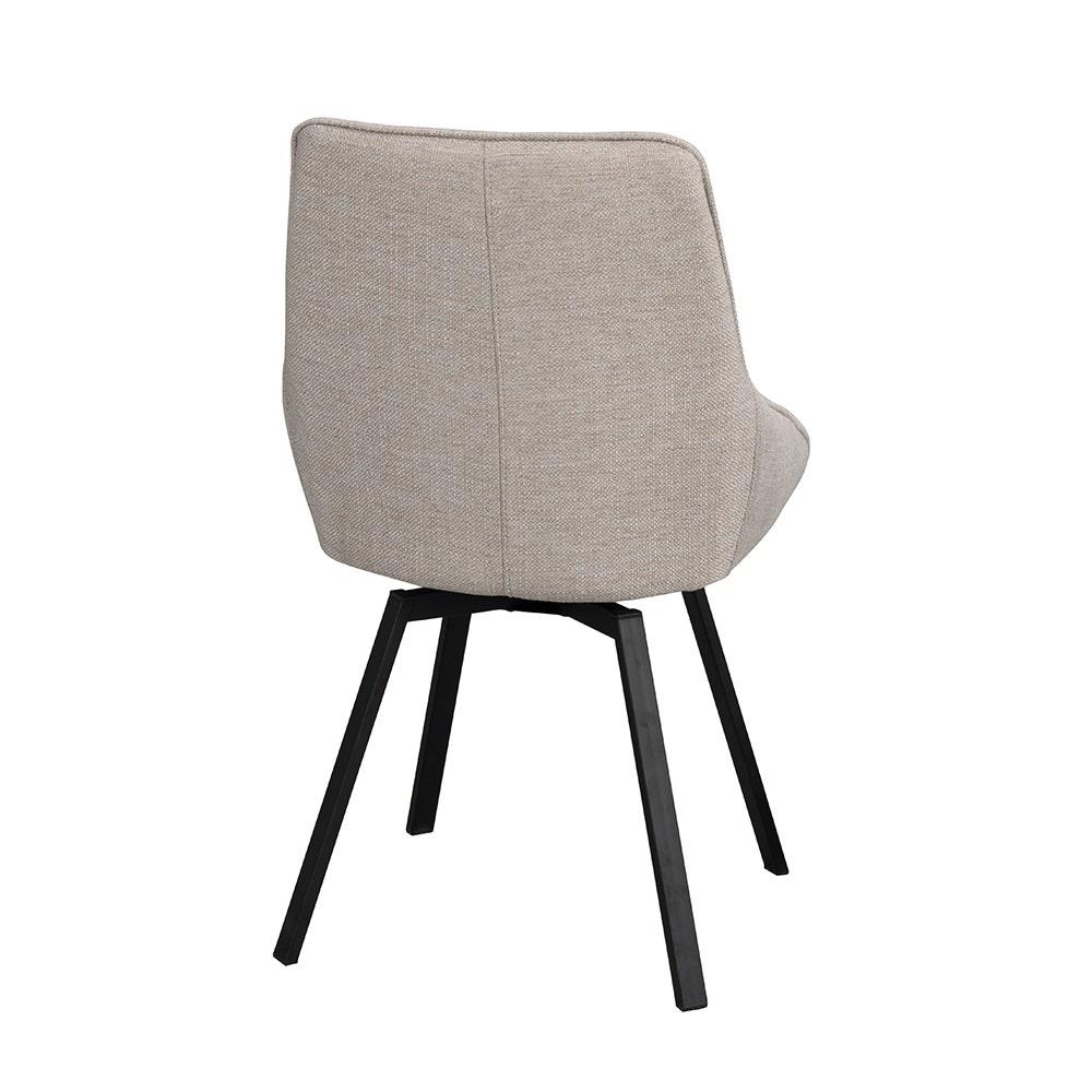 Rowico Home Alison Draaibare Eetkamerstoel Beige - Set Van 2