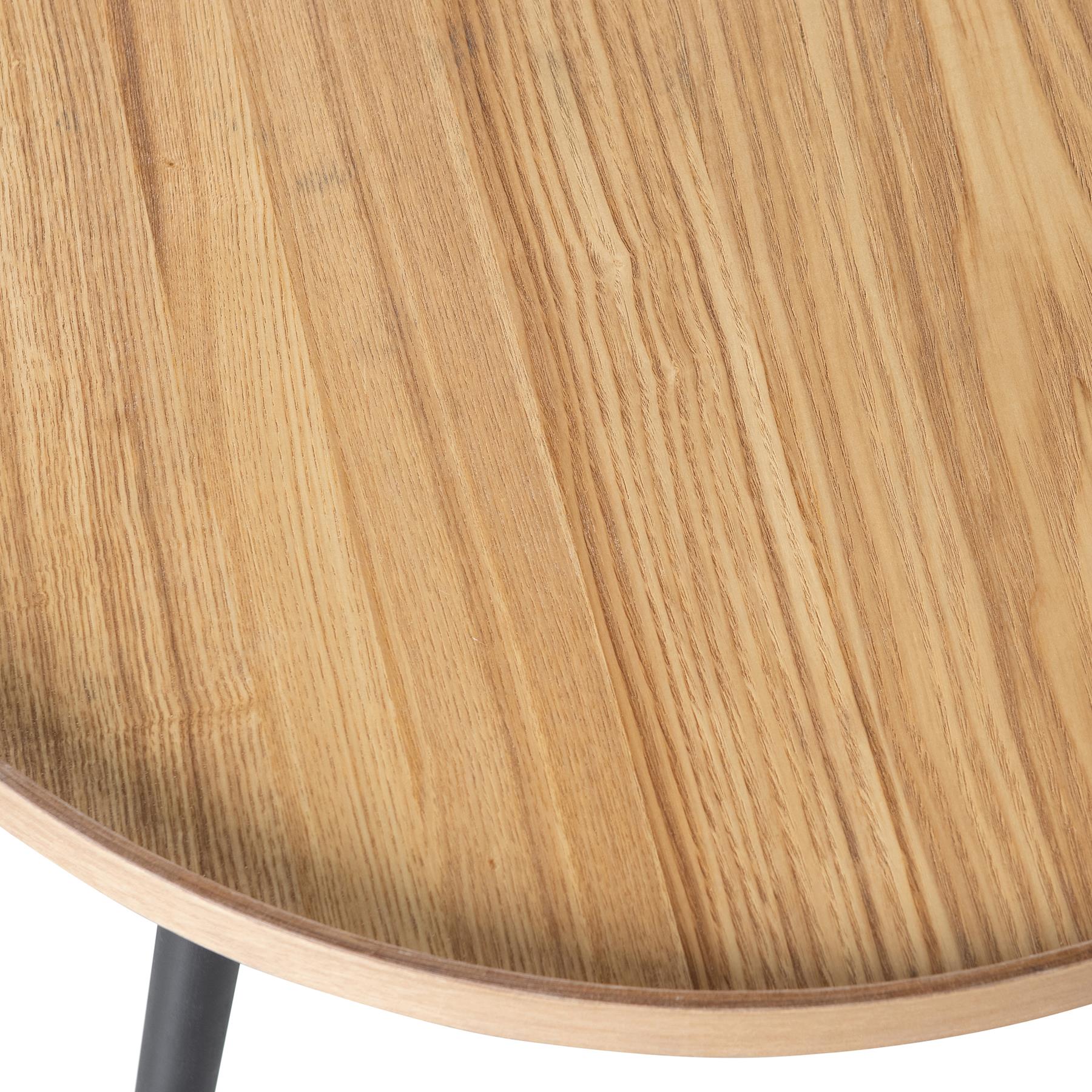 WOOOD Mesa Bijzettafel H 45 x Ø 45 cm - Naturel