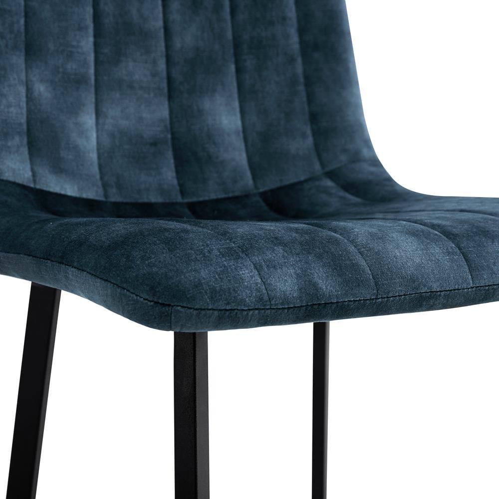 by fonQ Betty Eetkamerstoel - Velvet - Petrol