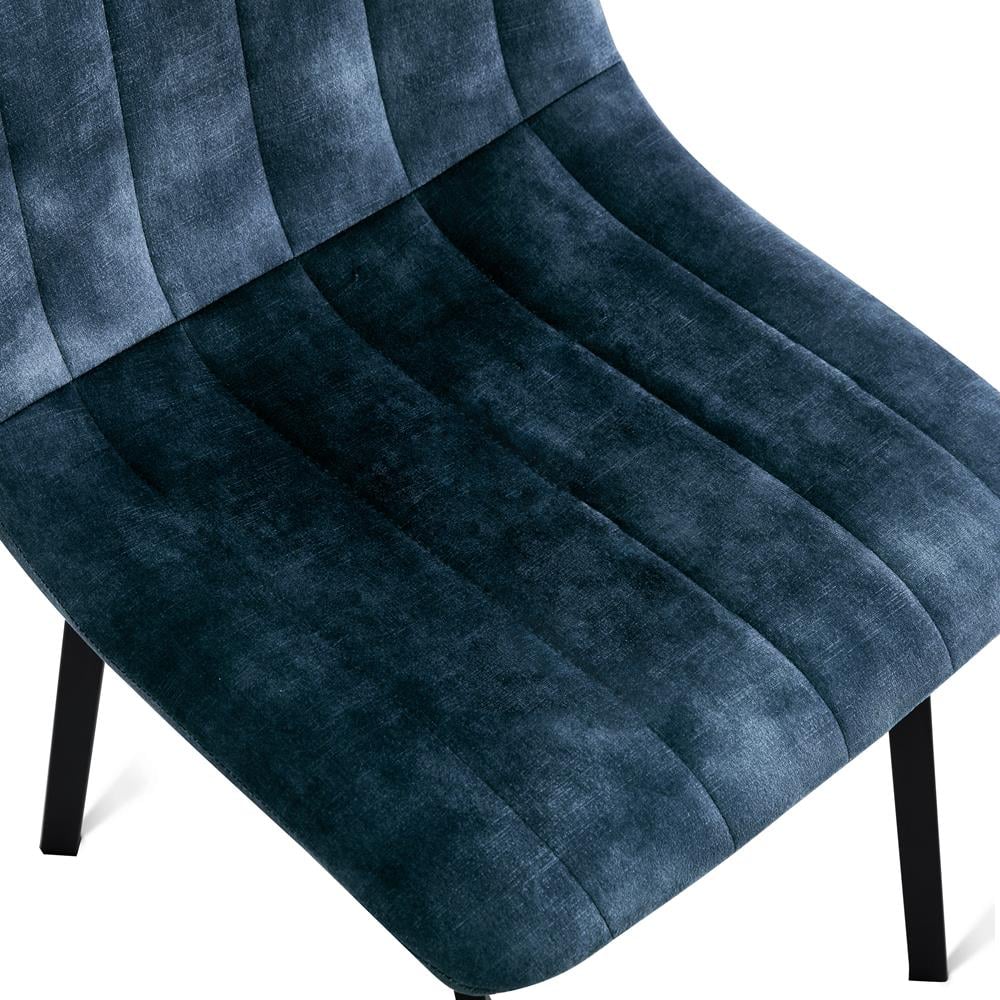 by fonQ Betty Eetkamerstoel - Velvet - Petrol