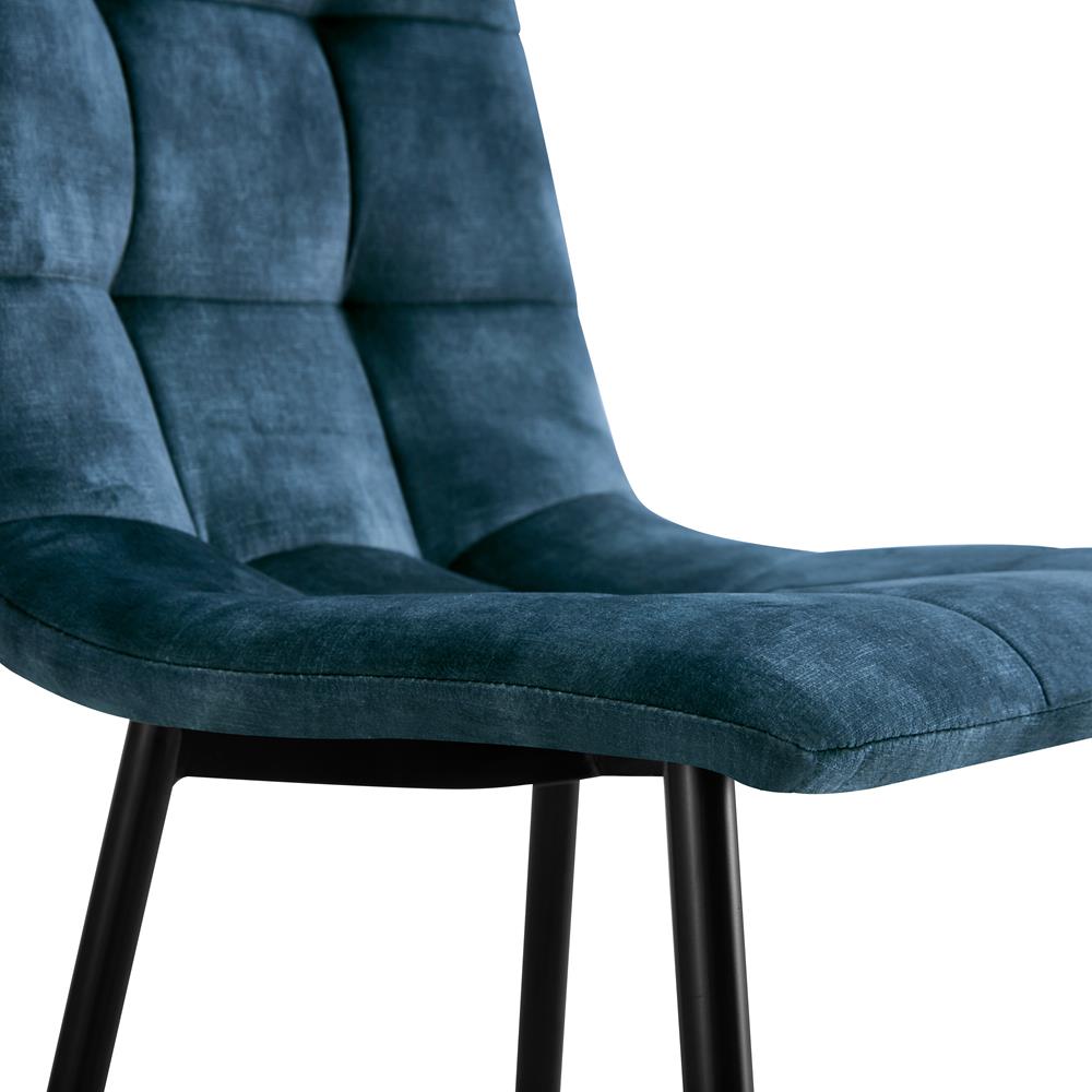 by fonQ Ace Eetkamerstoel - Velvet - Petrol