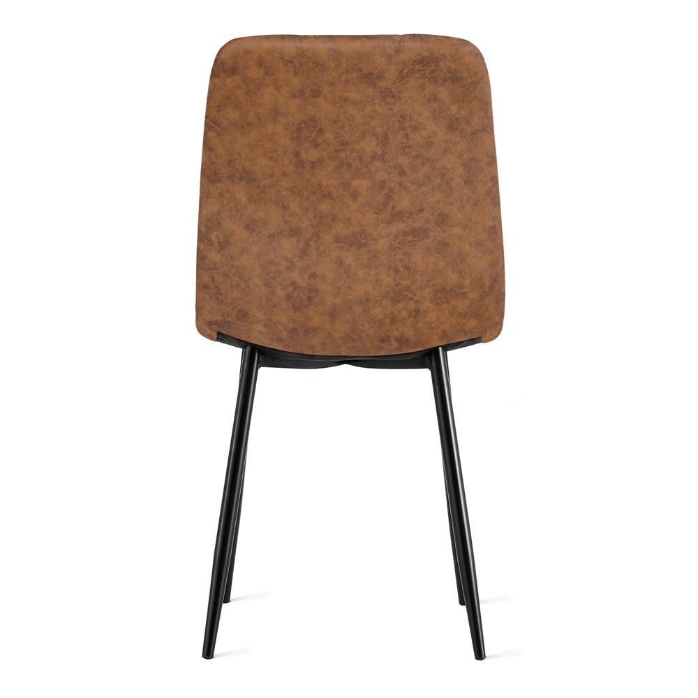 by fonQ Ace Eetkamerstoel - Microleder - Cognac
