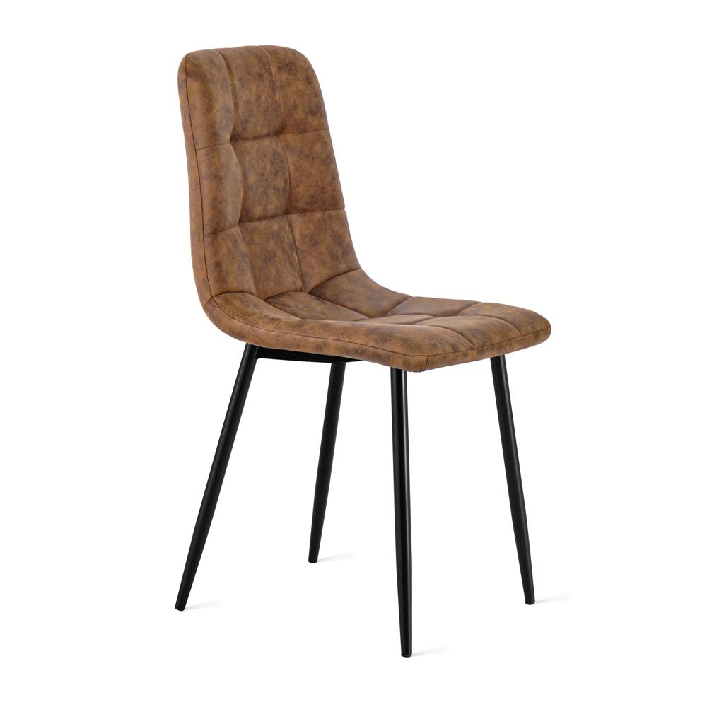 by fonQ Ace Eetkamerstoel - Microleder - Cognac