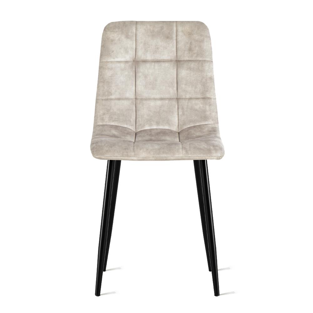 by fonQ Ace Eetkamerstoel - Velvet - Taupe