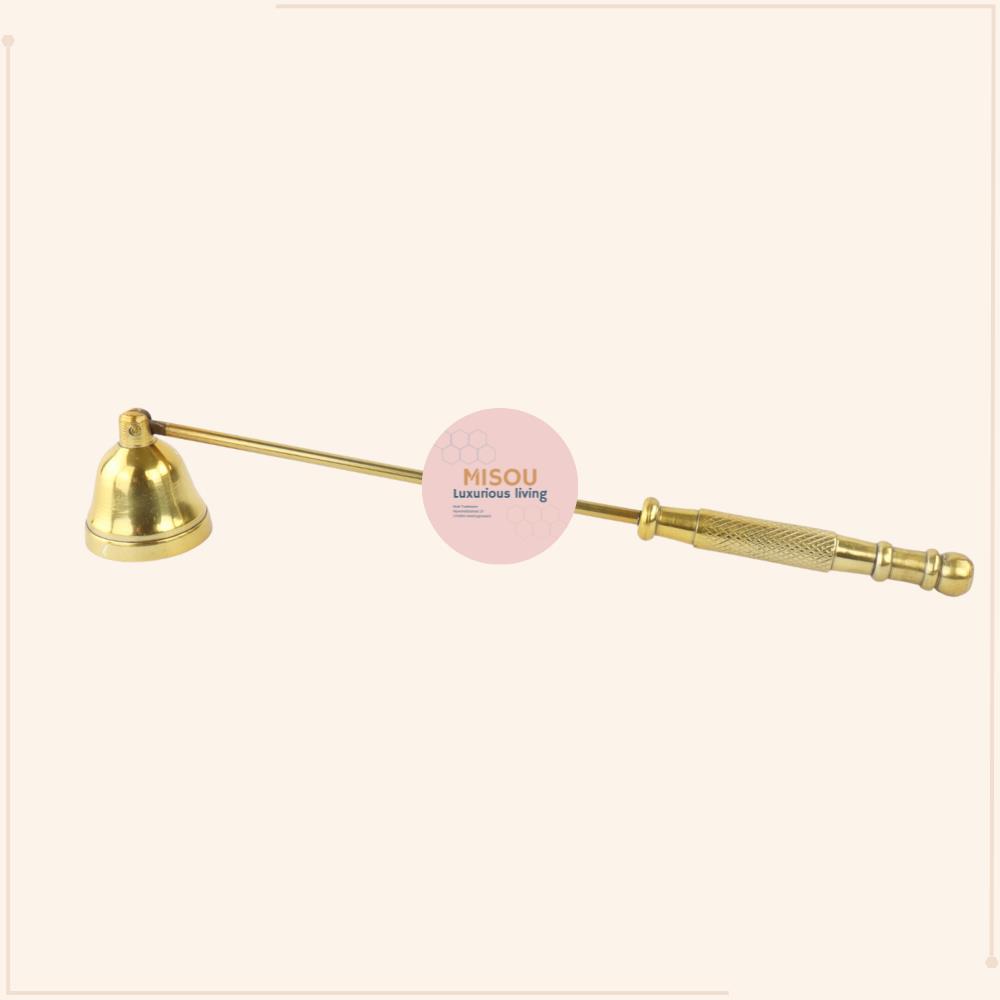 MISOU Kaarsendover 21cm Goud Waxinelichtjesdover
