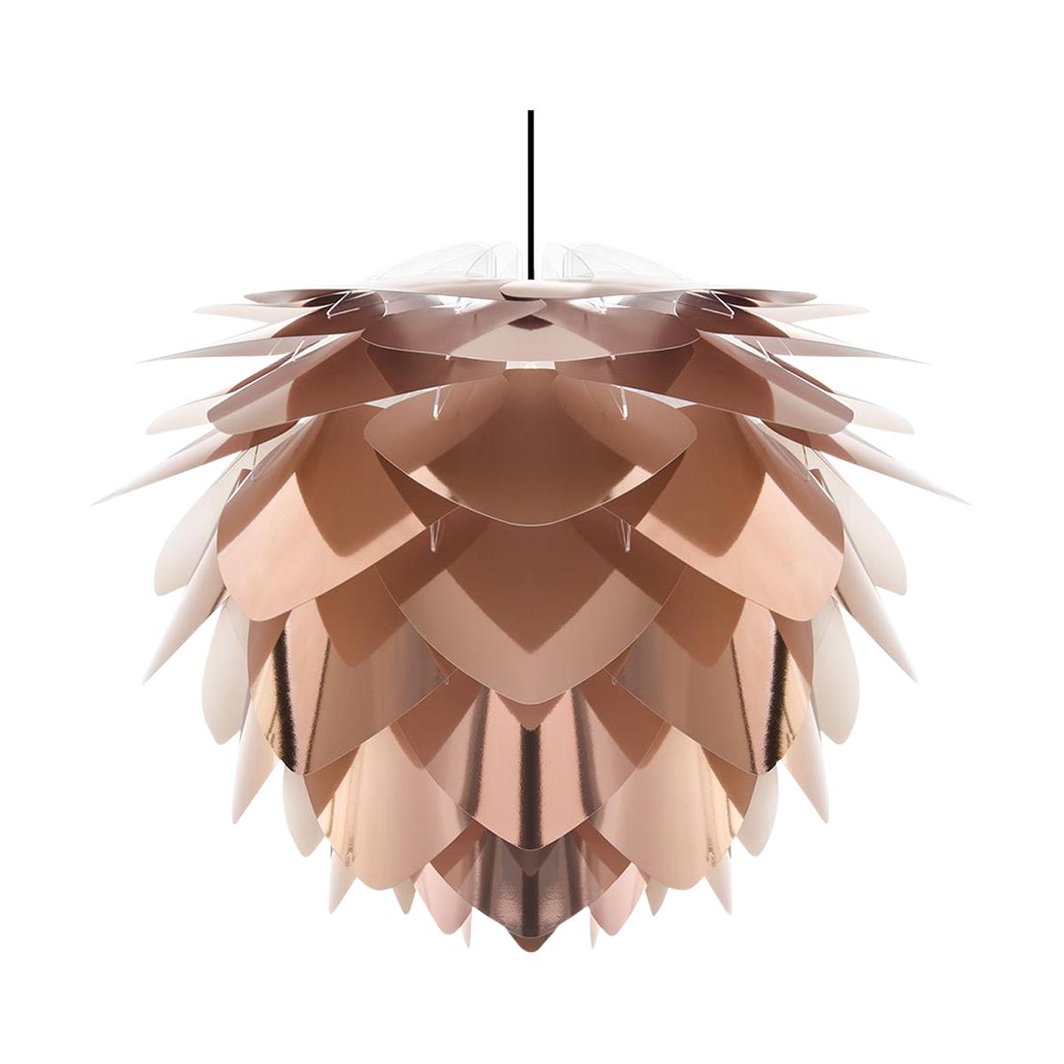 Umage Silvia Medium hanglamp copper - met koordset zwart - Ø 50 cm
