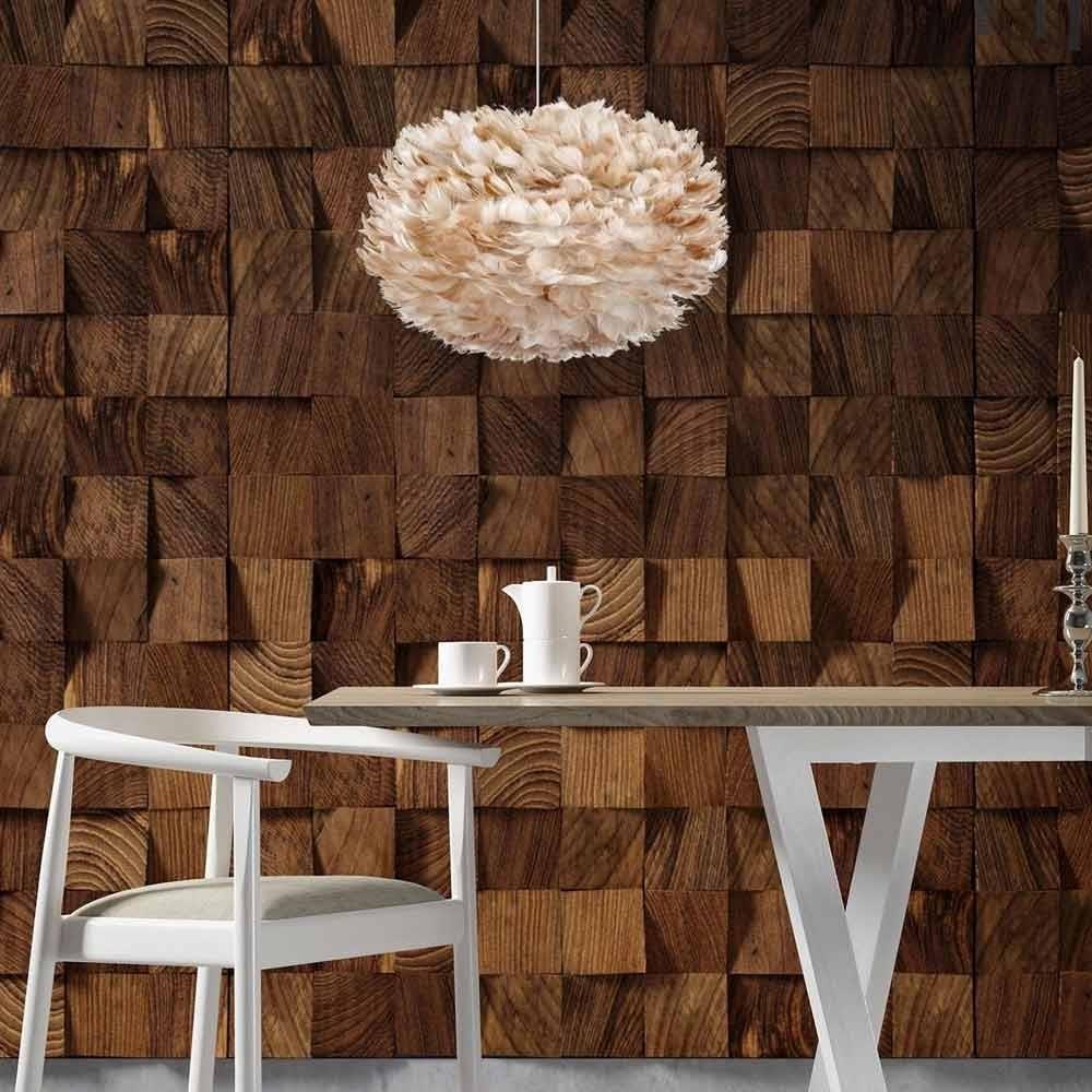 Umage Eos Mini hanglamp light brown - met koordset zwart - Ø 35 cm