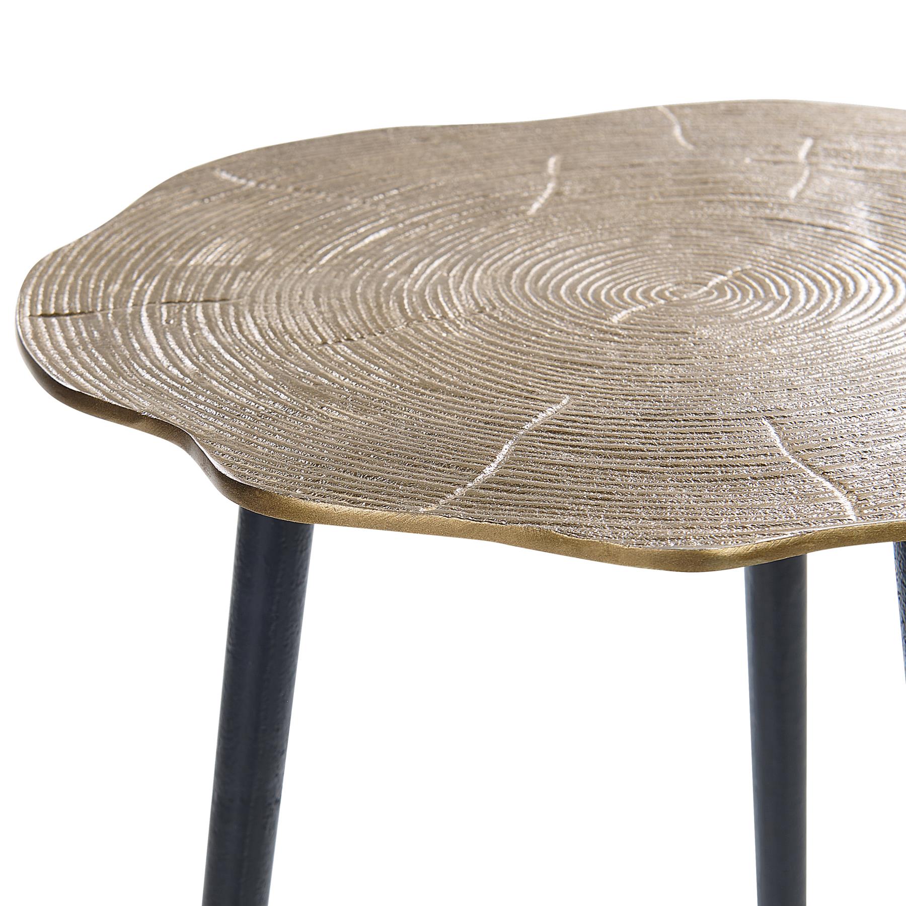 Beliani - MUNNAR - Bijzettafel - Goud - Aluminium