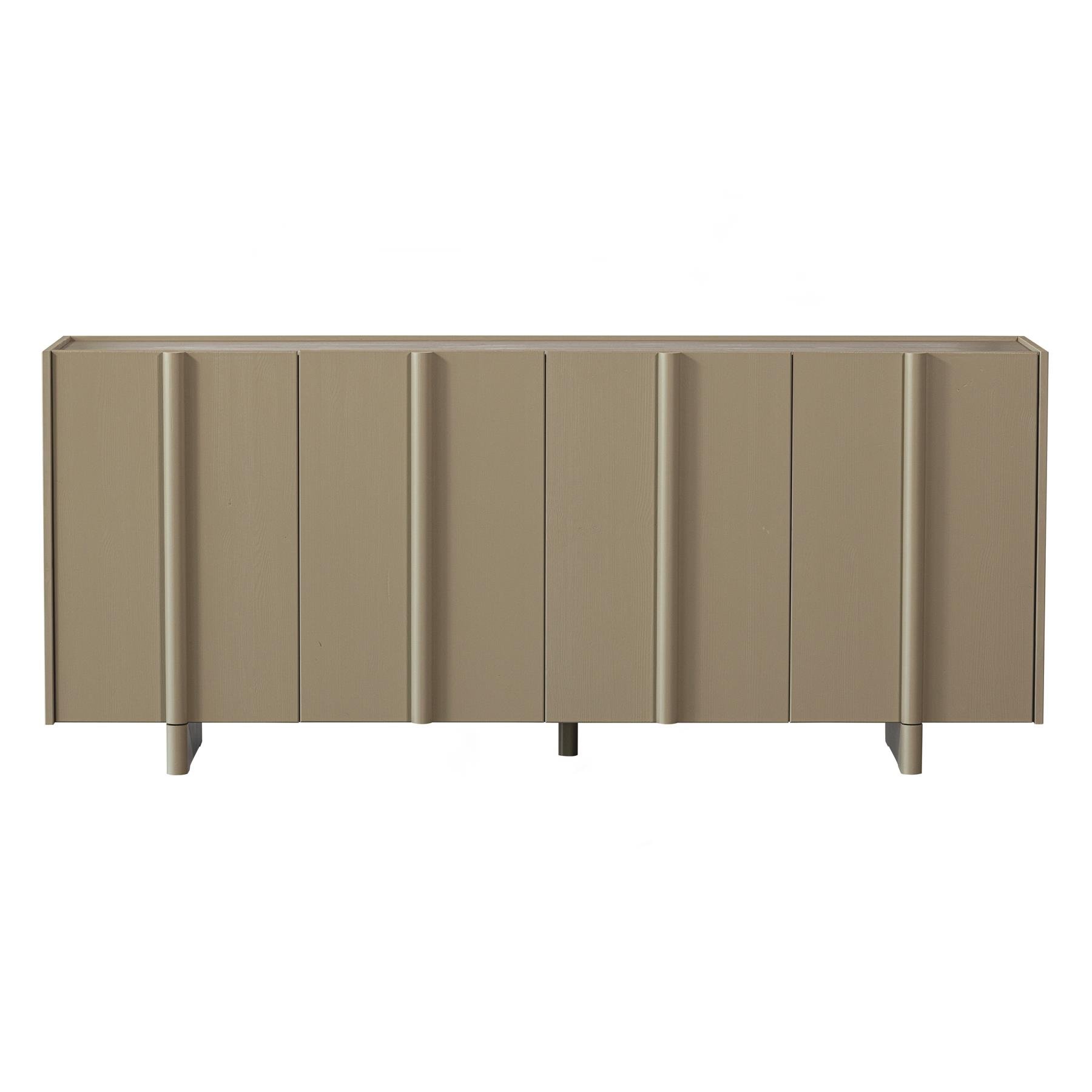 WOOOD Basu Dressoir Grenenhout B 200 cm - Mud