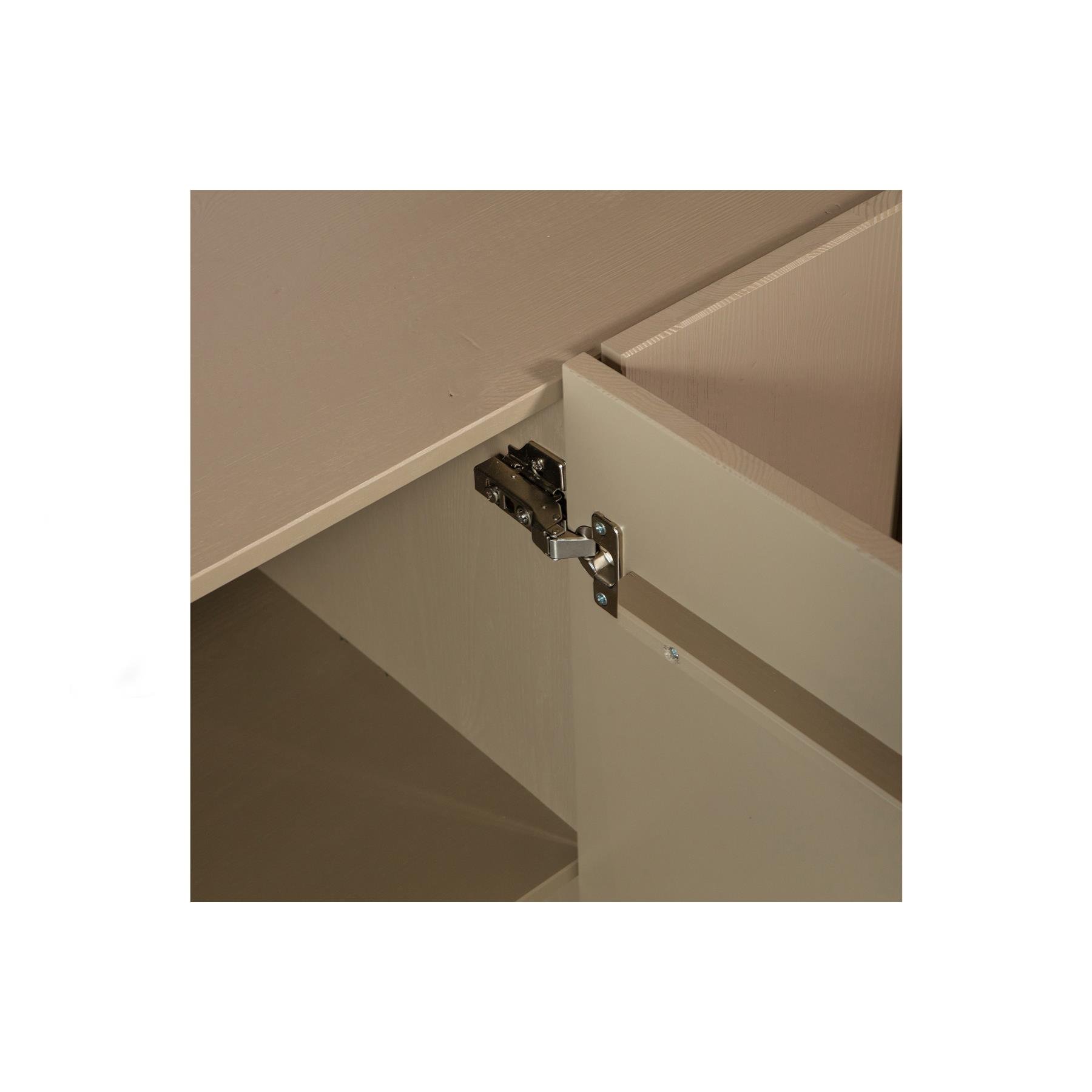WOOOD Basu Dressoir Grenenhout B 200 cm - Mud