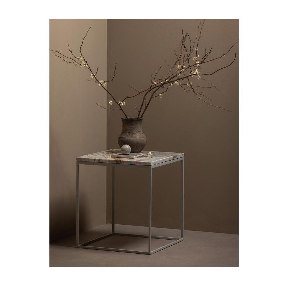 BePureHome Bijzettafel Mellow - Marmer - Mist