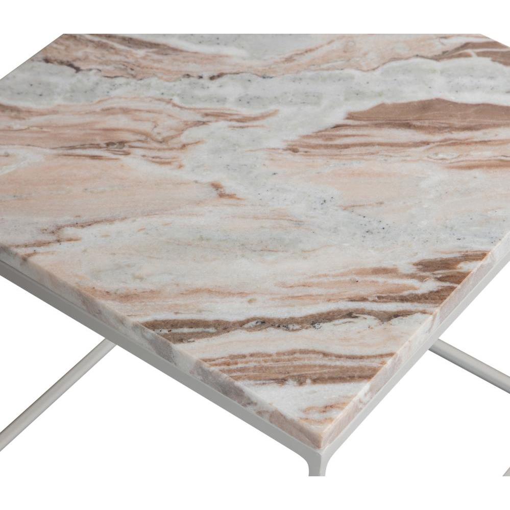 BePureHome Bijzettafel Mellow - Marmer - Mist