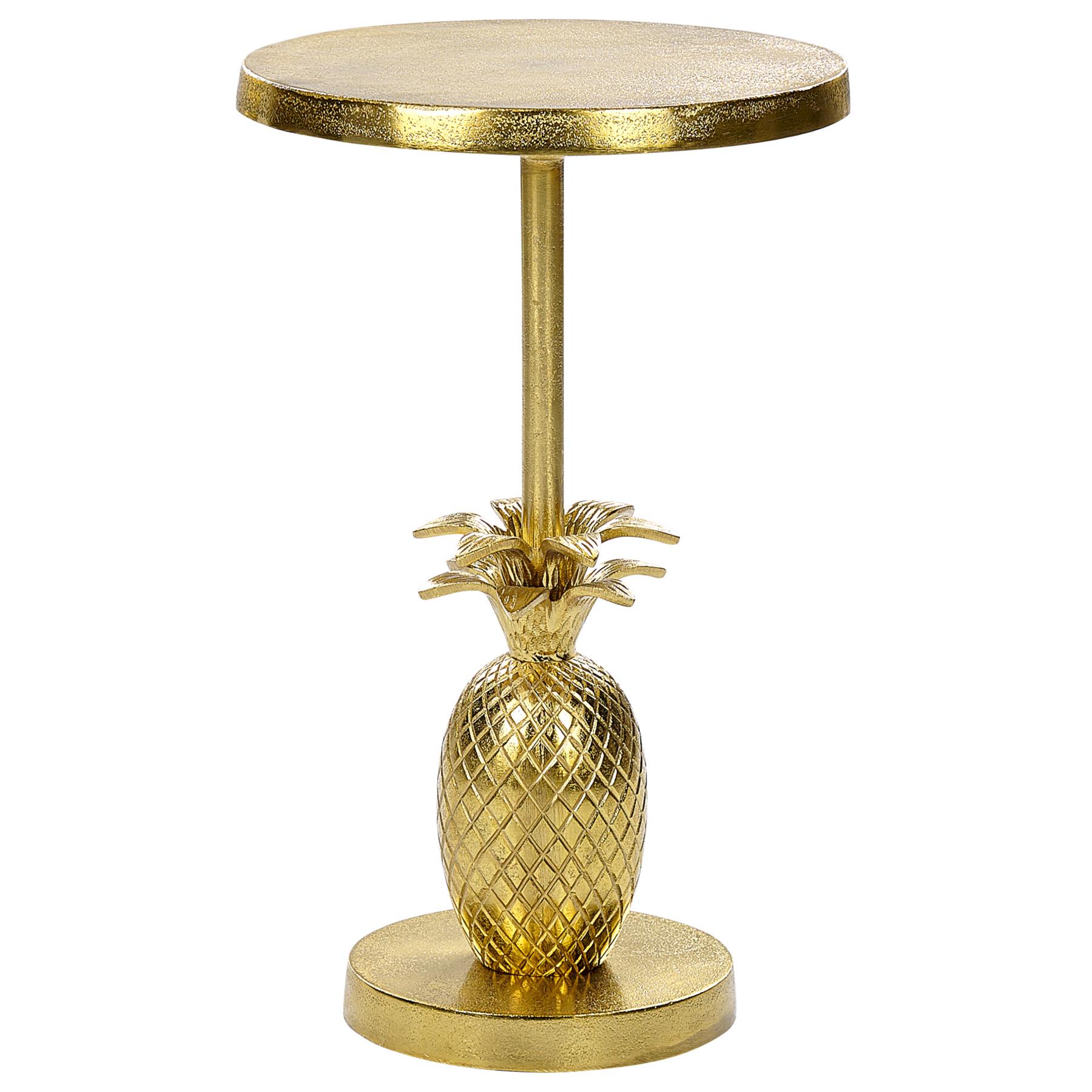 Beliani - PANNOUVRE - Bijzettafel - Goud - Aluminium