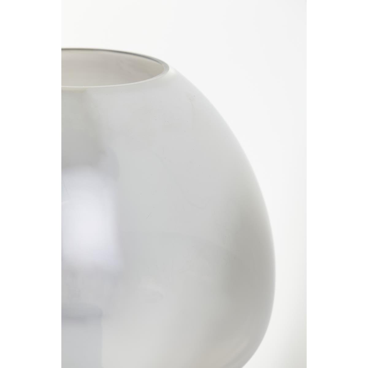 Light&living Tafellamp Ø30x43 cm MAYSON glas smoke-mat zwart