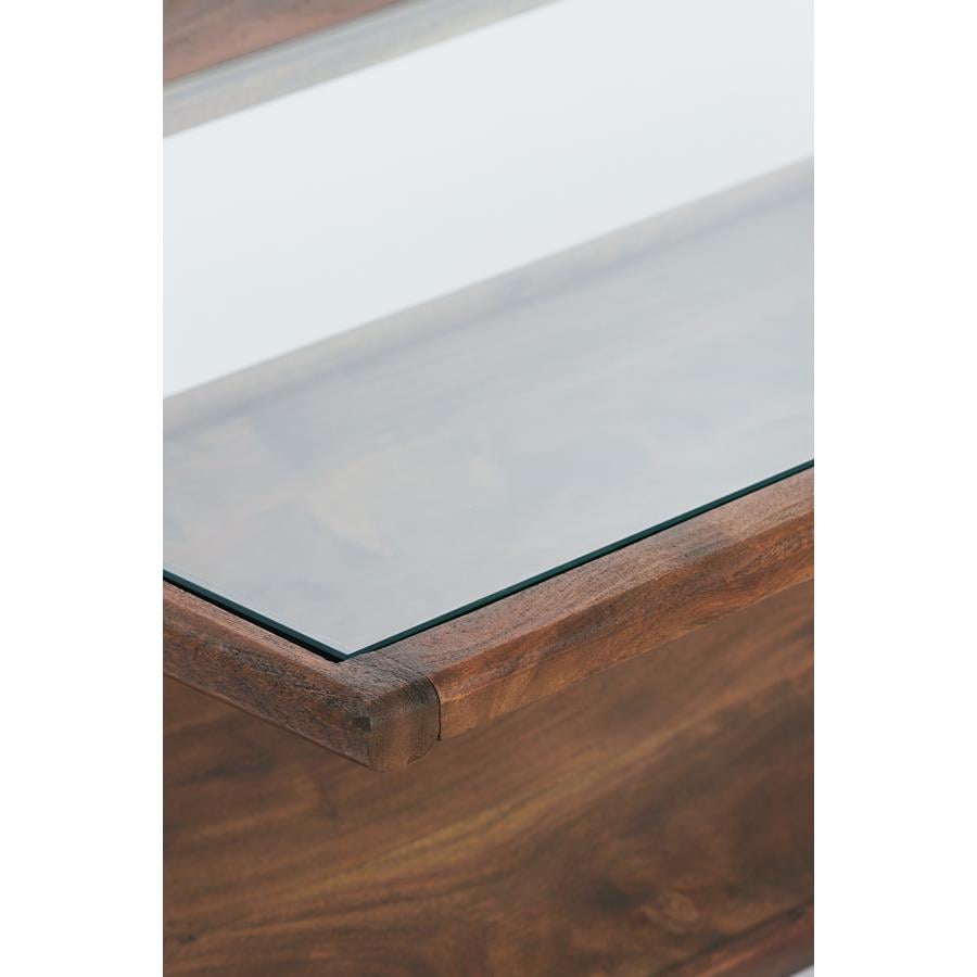 Light & Living - Salontafel YUKI - 112x70x41cm - Bruin