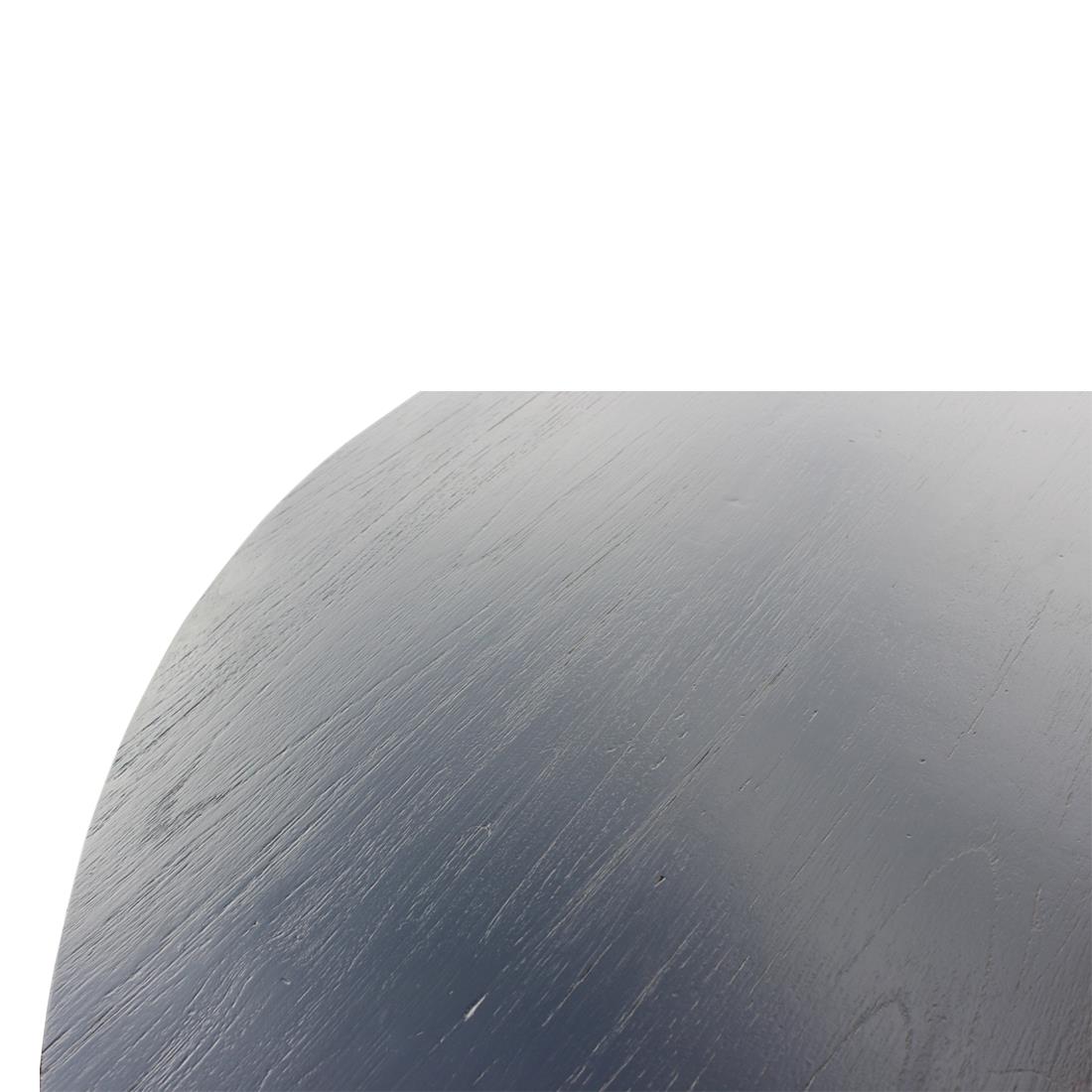 Raw Materials Studio teakhouten ronde tafel zwart Ø 140 cm