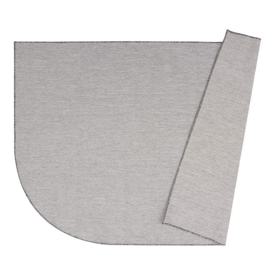 Eva Interior Buitenkleed Mono Grijs Ronde Hoek 160x230cm